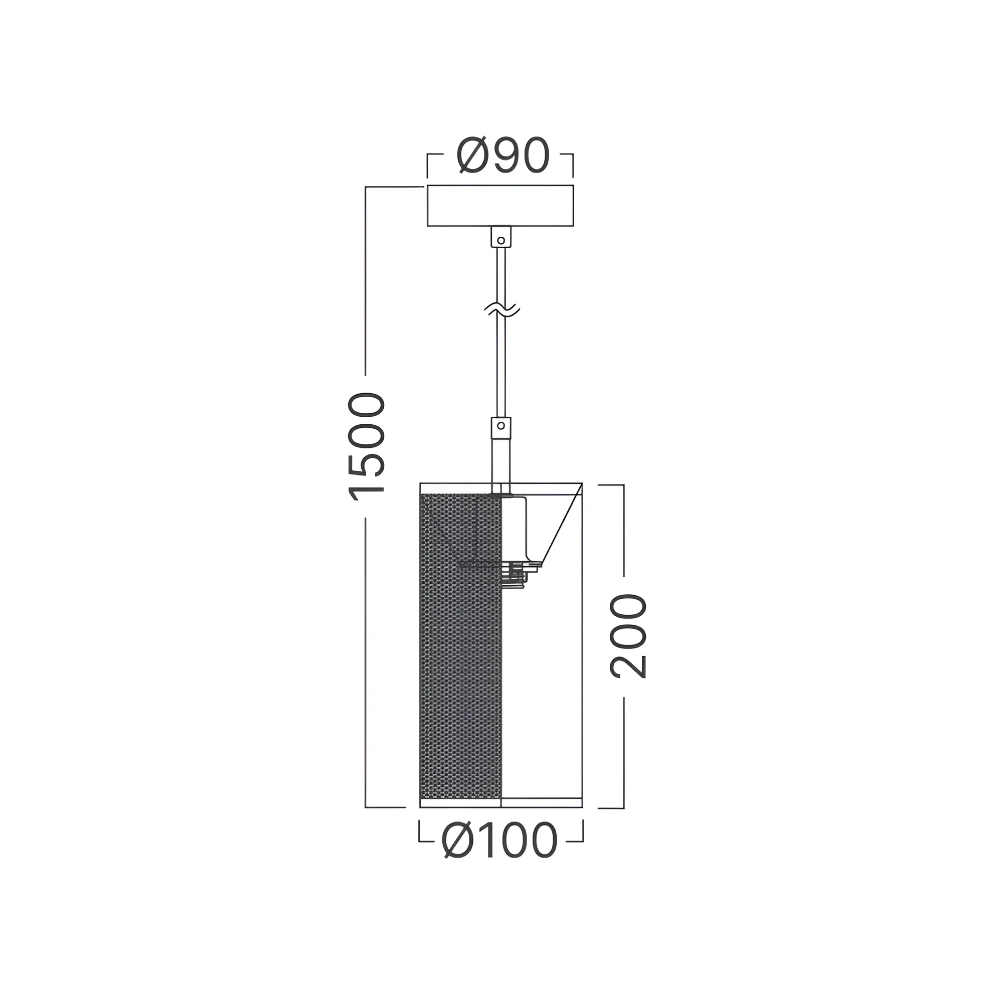 VISILICA E14 CRNI — slika 4