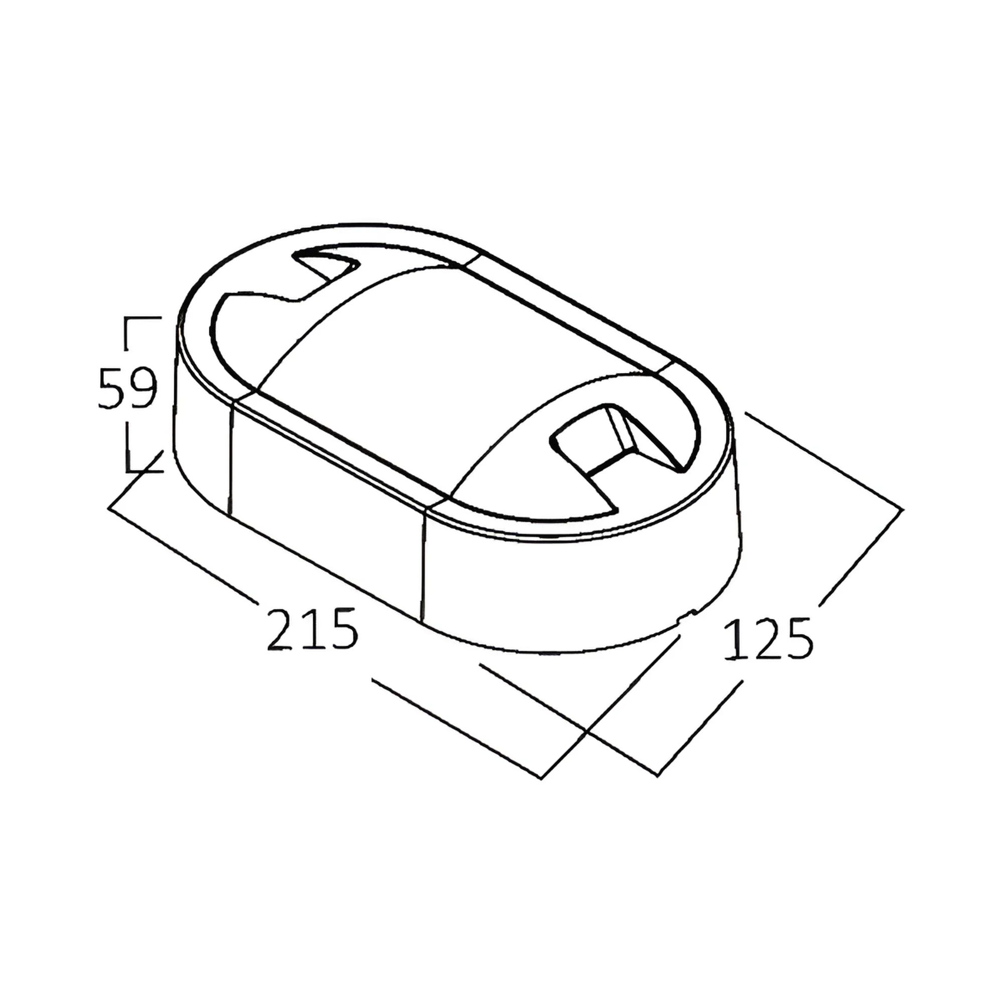 LED ZIDNA SVETILJKA ELIPSA 15W SIVI 6500K IP65 — slika 6