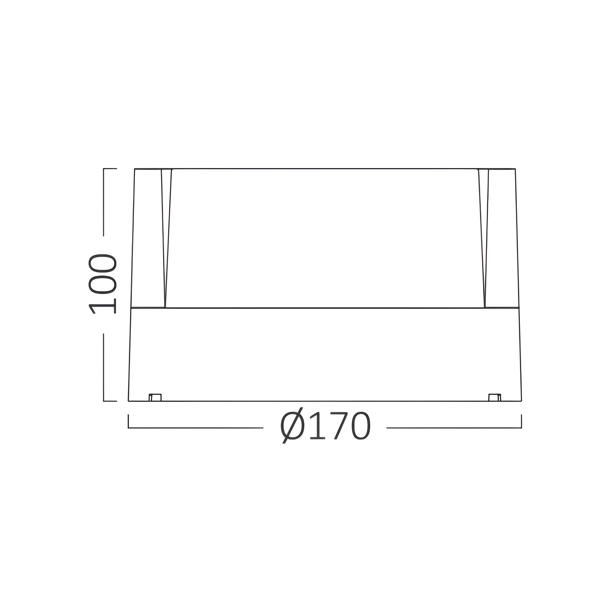 LED ZIDNA SVETILJKA OKRUGLA 15W CRNI 3000K IP65 — slika 7