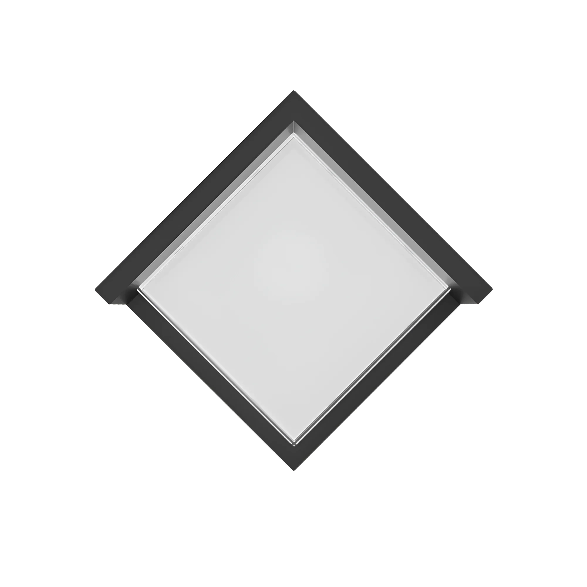 LED ZIDNA SVETILJKA KVADRATNA 15W CRNI 3000K IP65 — slika 4