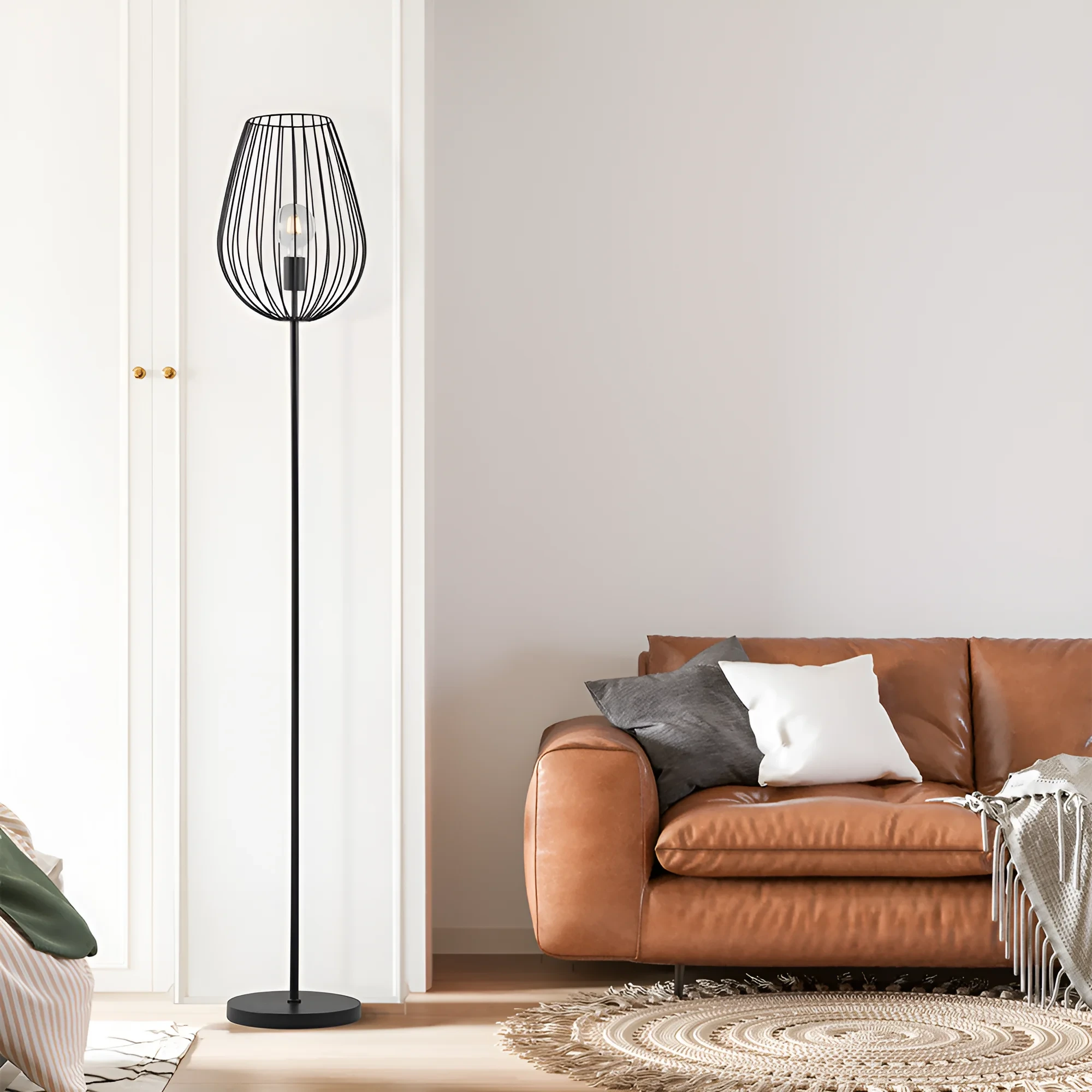 PODNA LAMPA E27 CRNI — slika 2