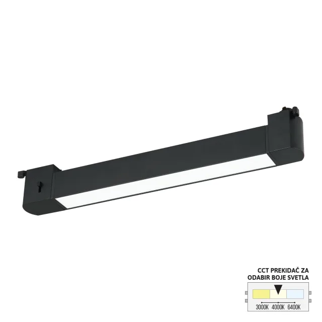 LED šinska svetiljka CCT TL30-20 BK