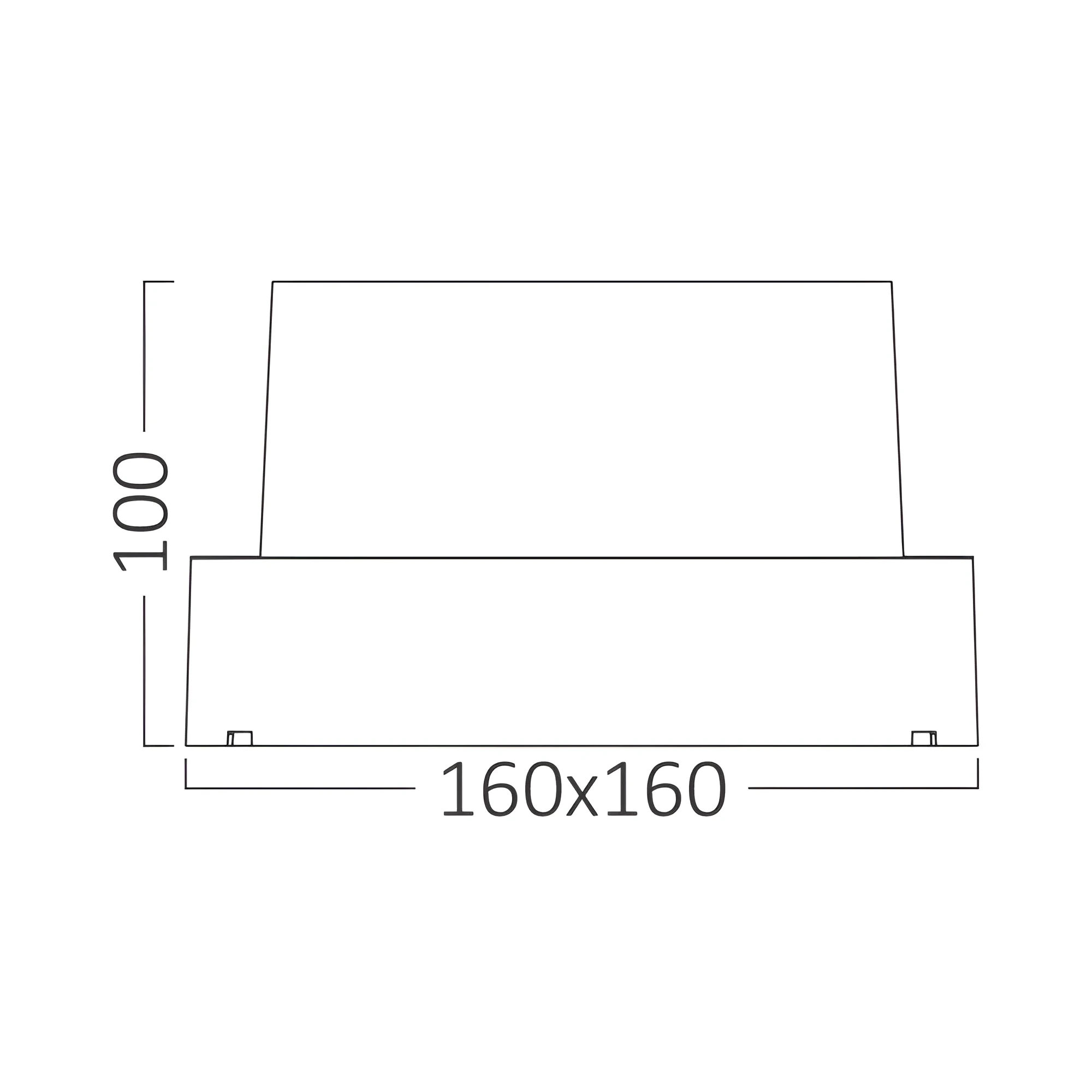 LED ZIDNA SVETILJKA KVADRATNA 15W SIVI CCT IP65 — slika 7