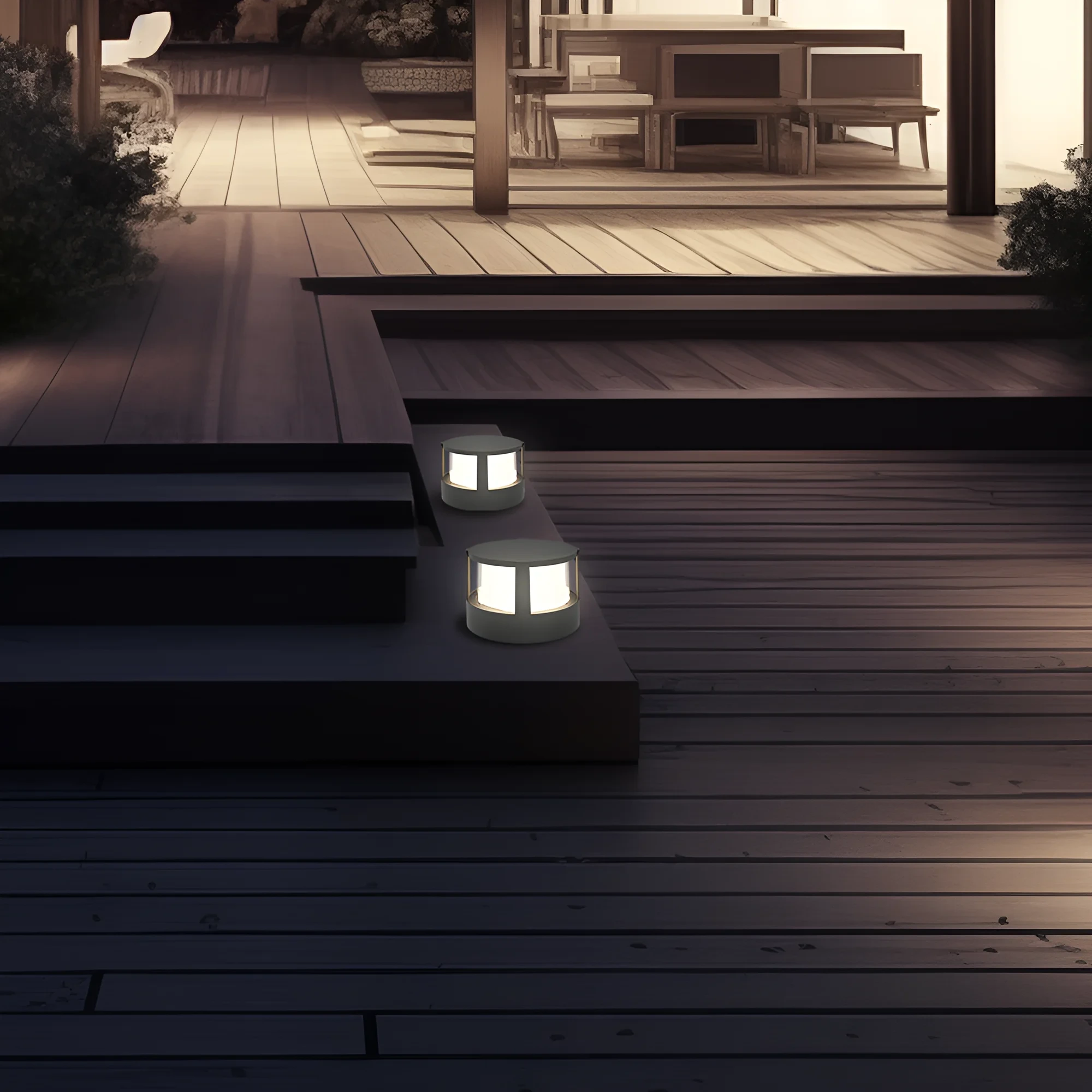 LED ZIDNA SVETILJKA OKRUGLA 15W SIVI CCT IP65 — slika 2