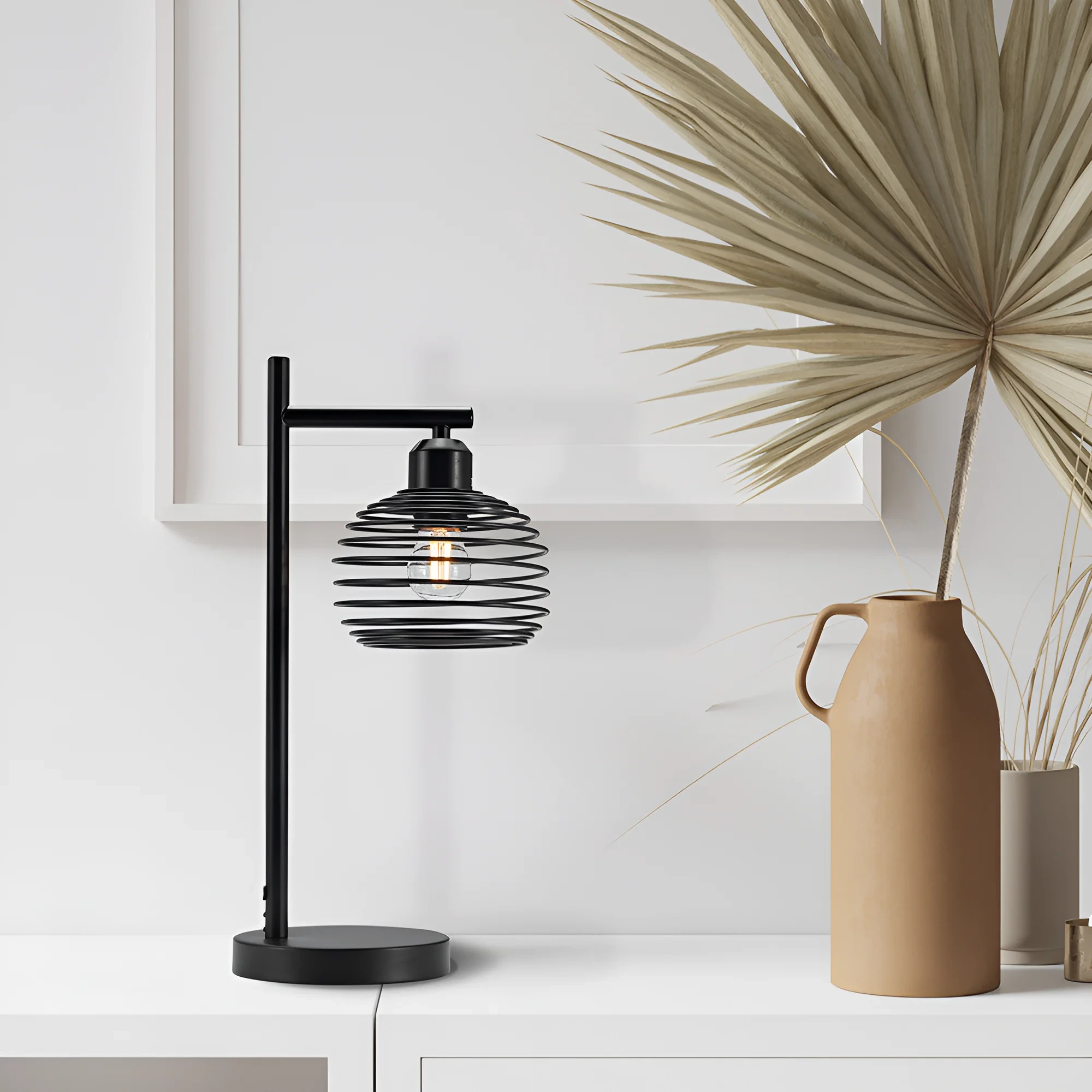 STONA LAMPA E27 CRNI — slika 2