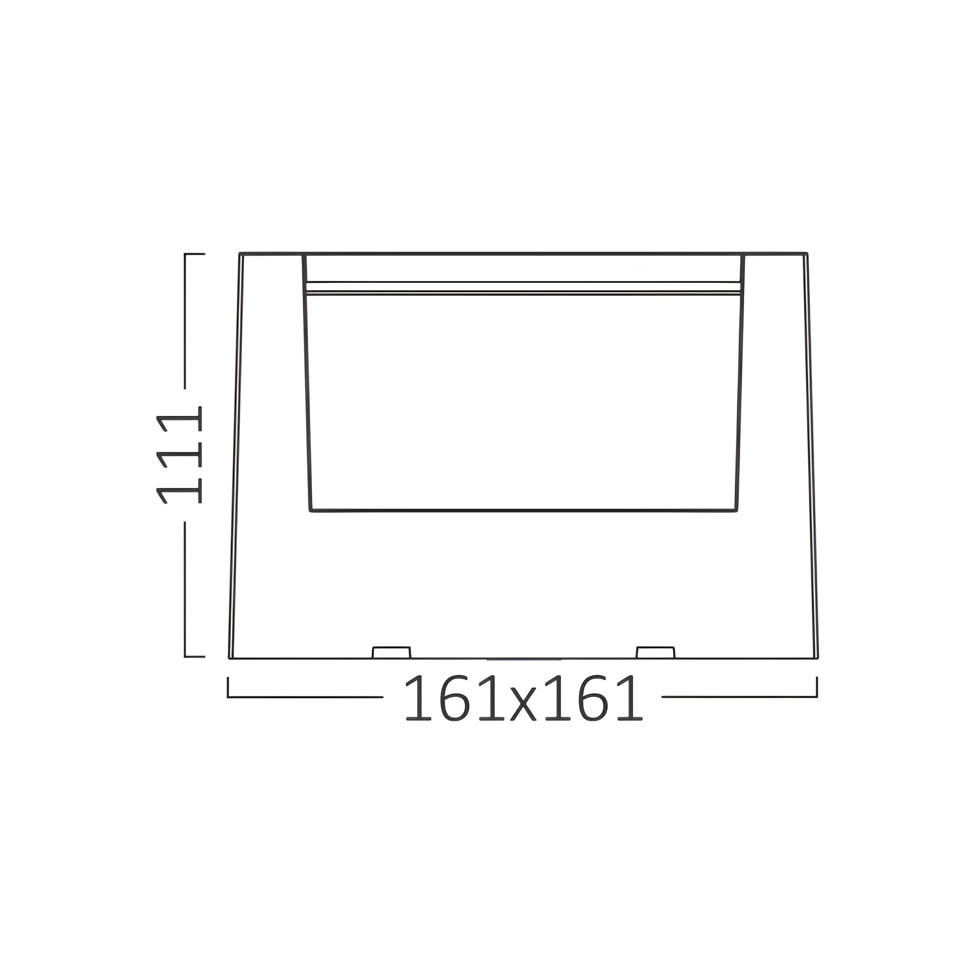 LED ZIDNA SVETILJKA OKRUGLA 15W CRNI CCT IP65 — slika 6