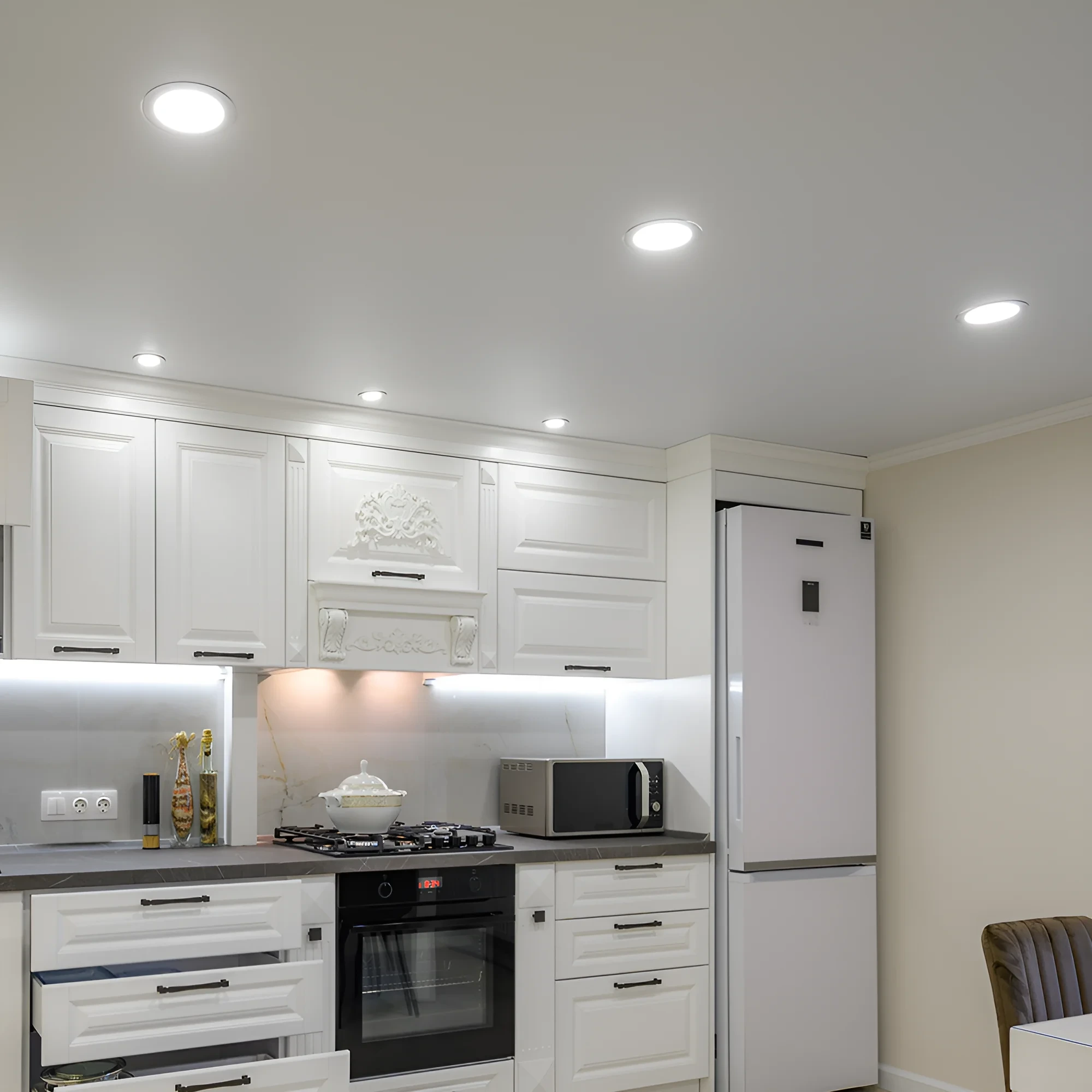 LED PANEL UGRADNI OKRUGLI 4" 6W BELI CCT — slika 2