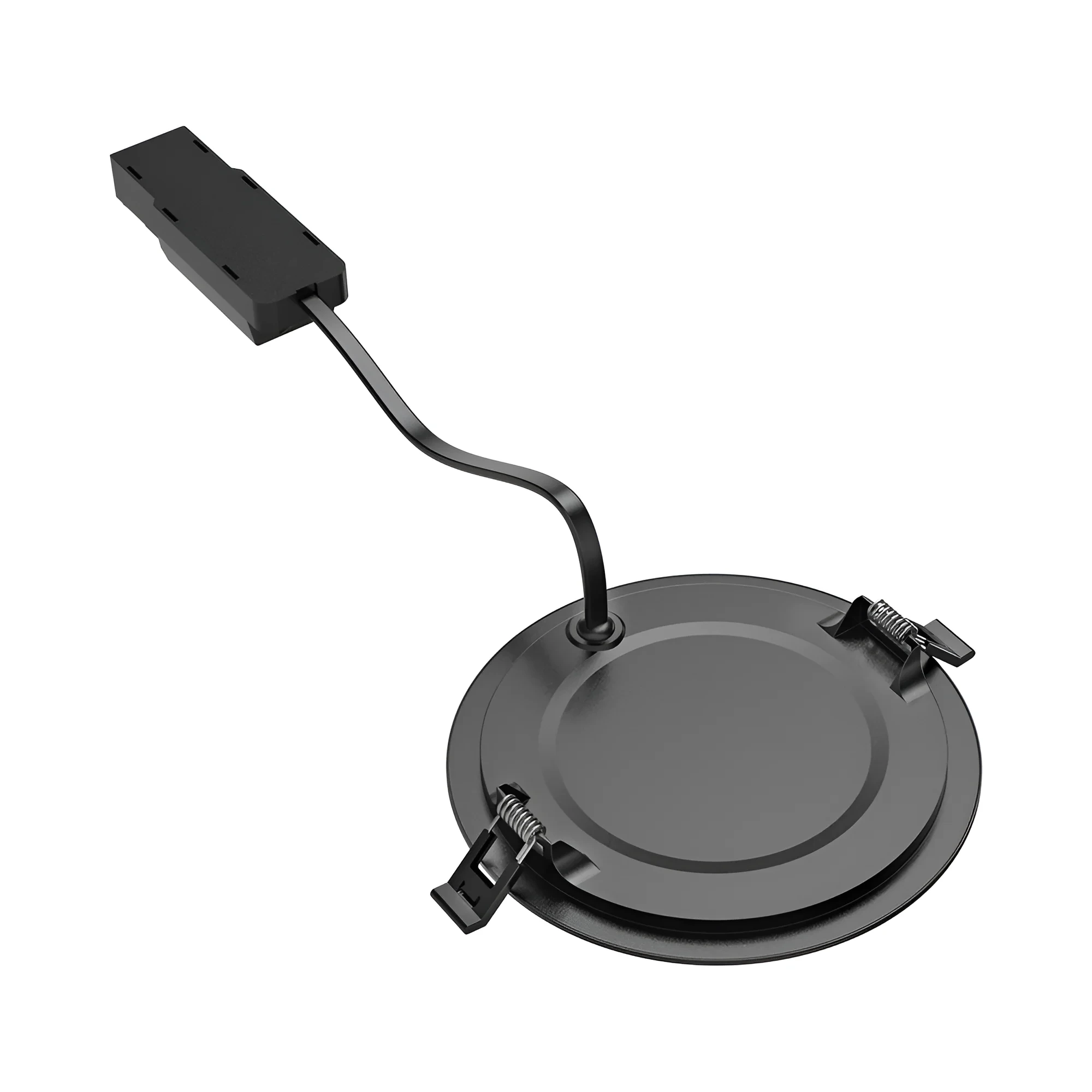 LED PANEL UGRADNI OKRUGLI 8" 12W CRNI CCT — slika 5