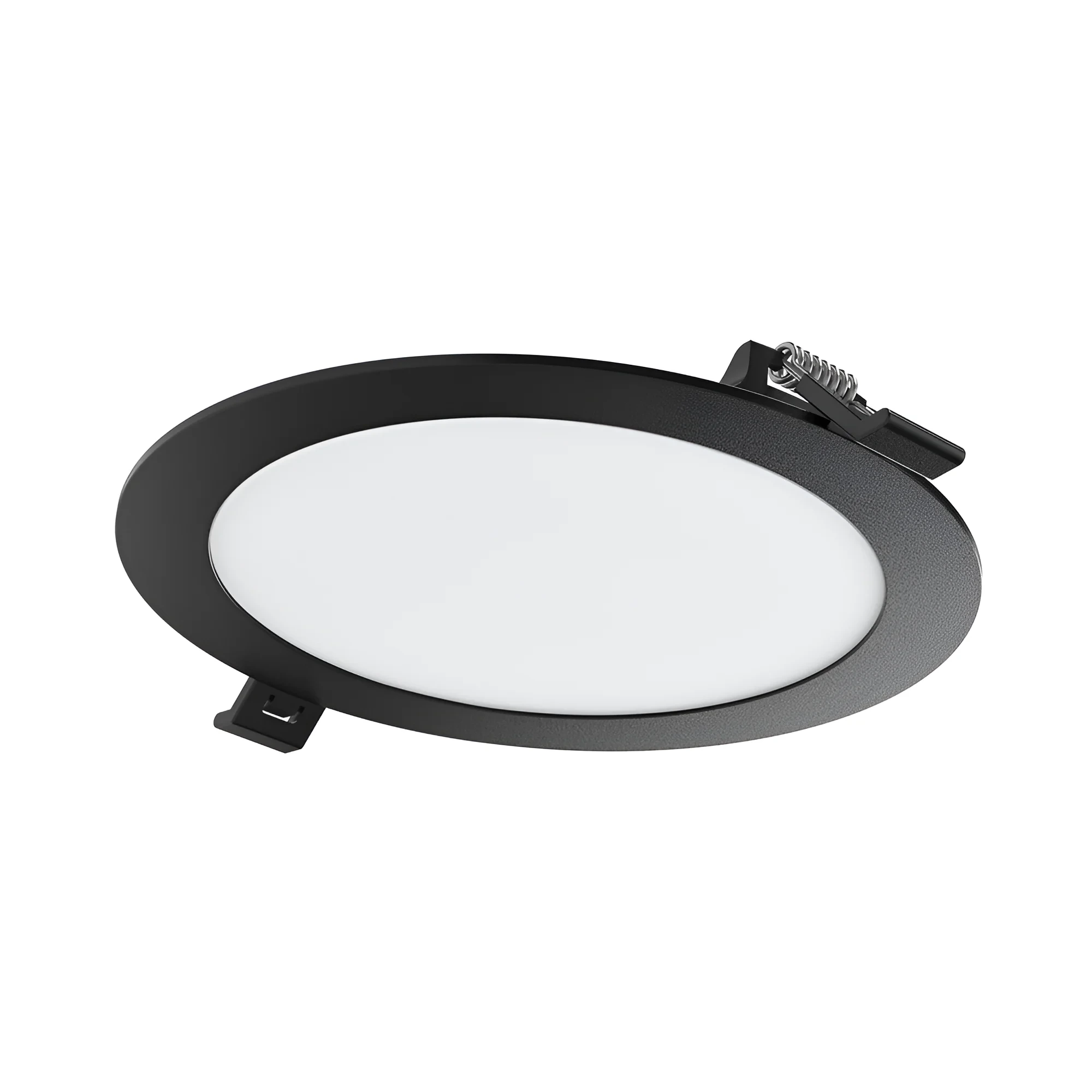 LED PANEL UGRADNI OKRUGLI 8" 12W CRNI CCT — slika 7