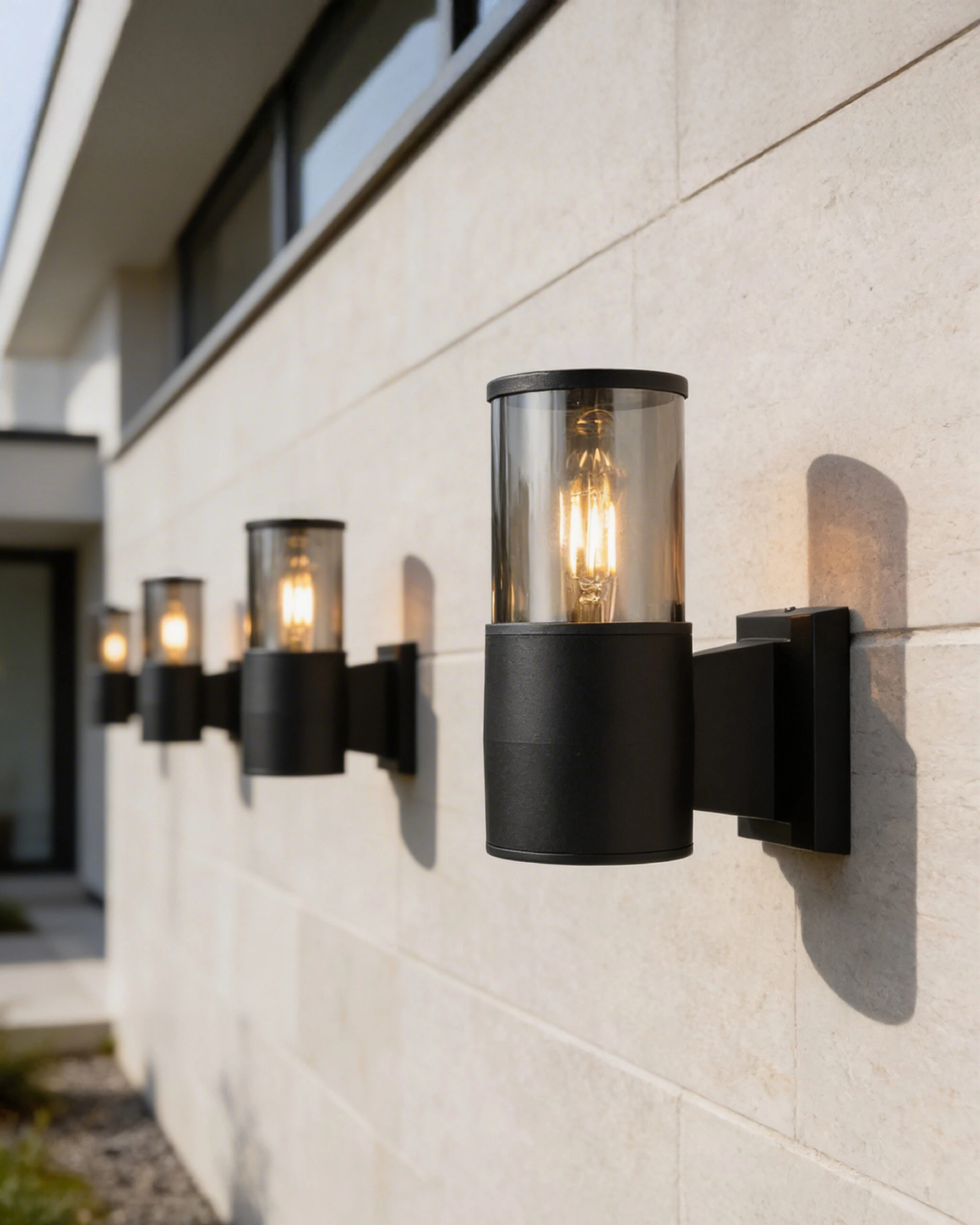 Spoljna lampa PS4703 BK+SM — slika 3