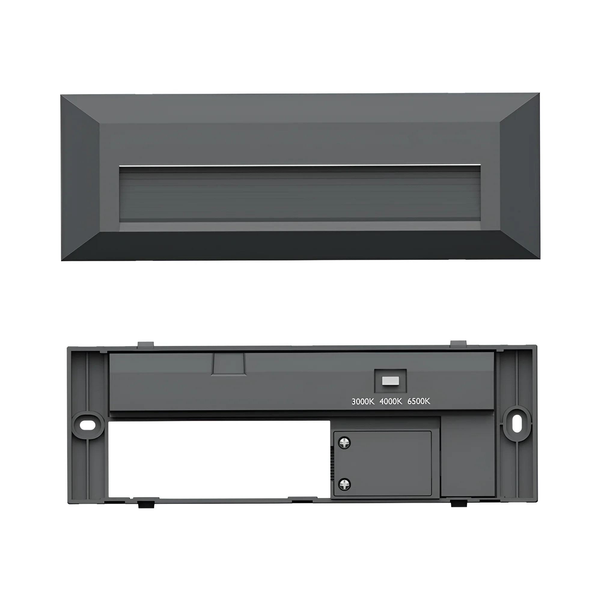 LED ZIDNA SVETILJKA PRAVOUGAONA 3W SIVI CCT IP65 — slika 6