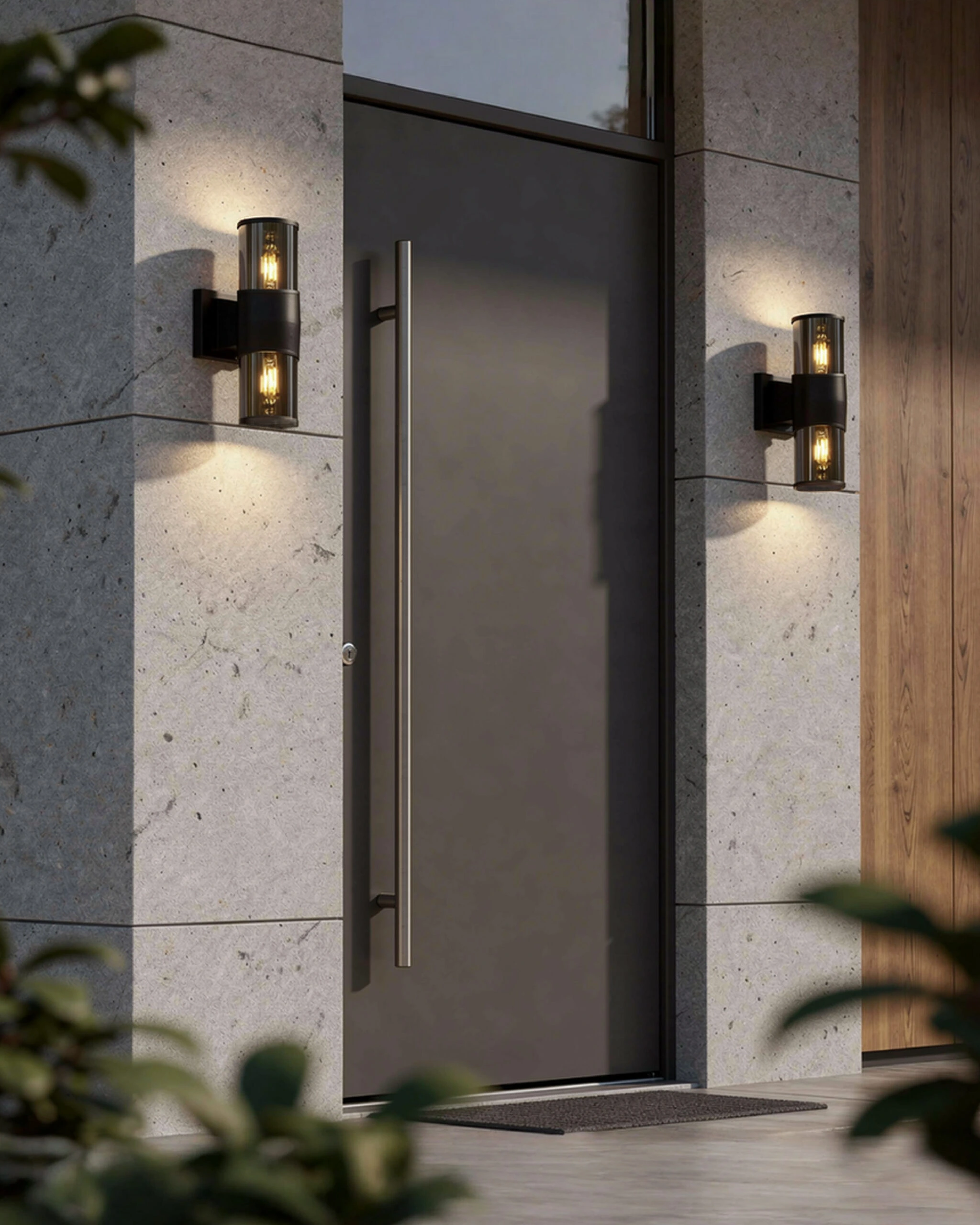 Spoljna lampa PS4704 BK+SM — slika 3