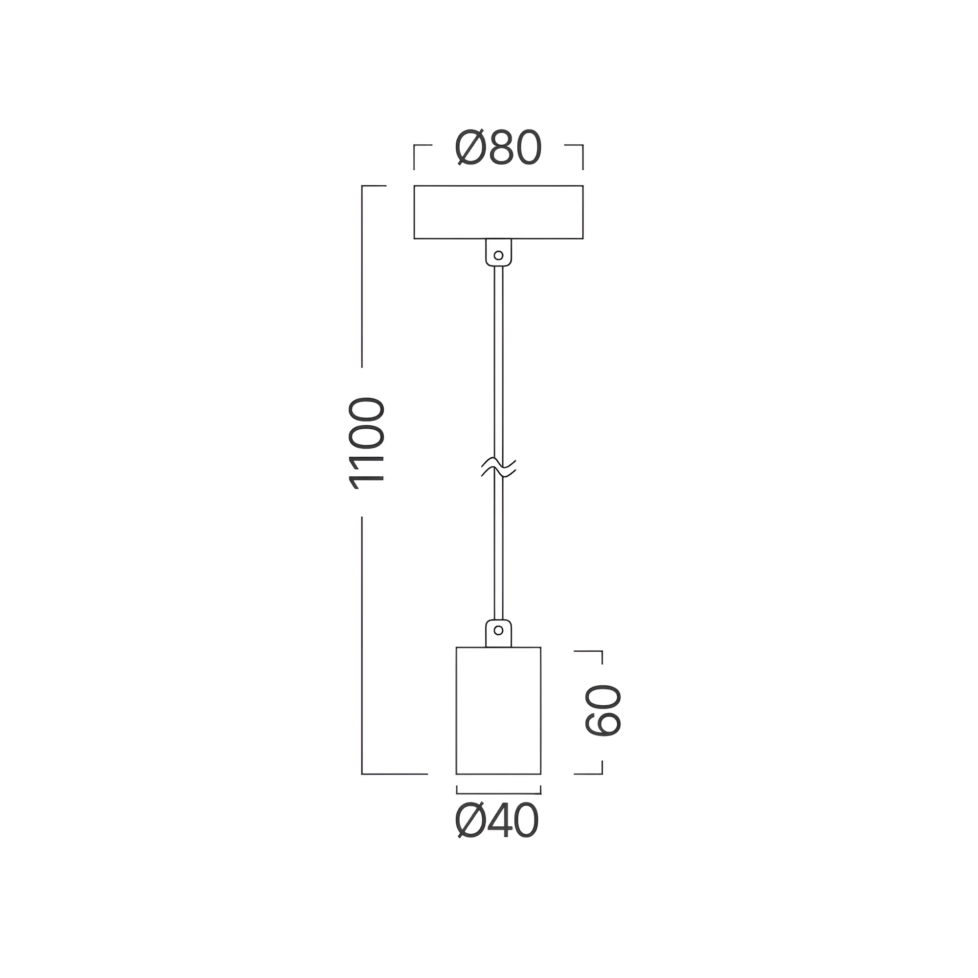 VISILICA E27 CRNI — slika 4
