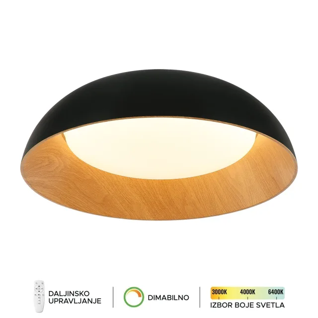 LED plafonska lampa FK2005-66C BK