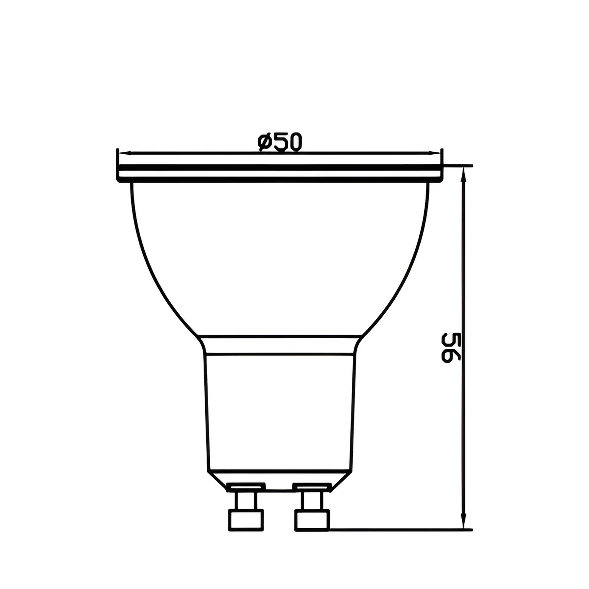 LED SIJALICA GU10 7W 4000K 110° — slika 5