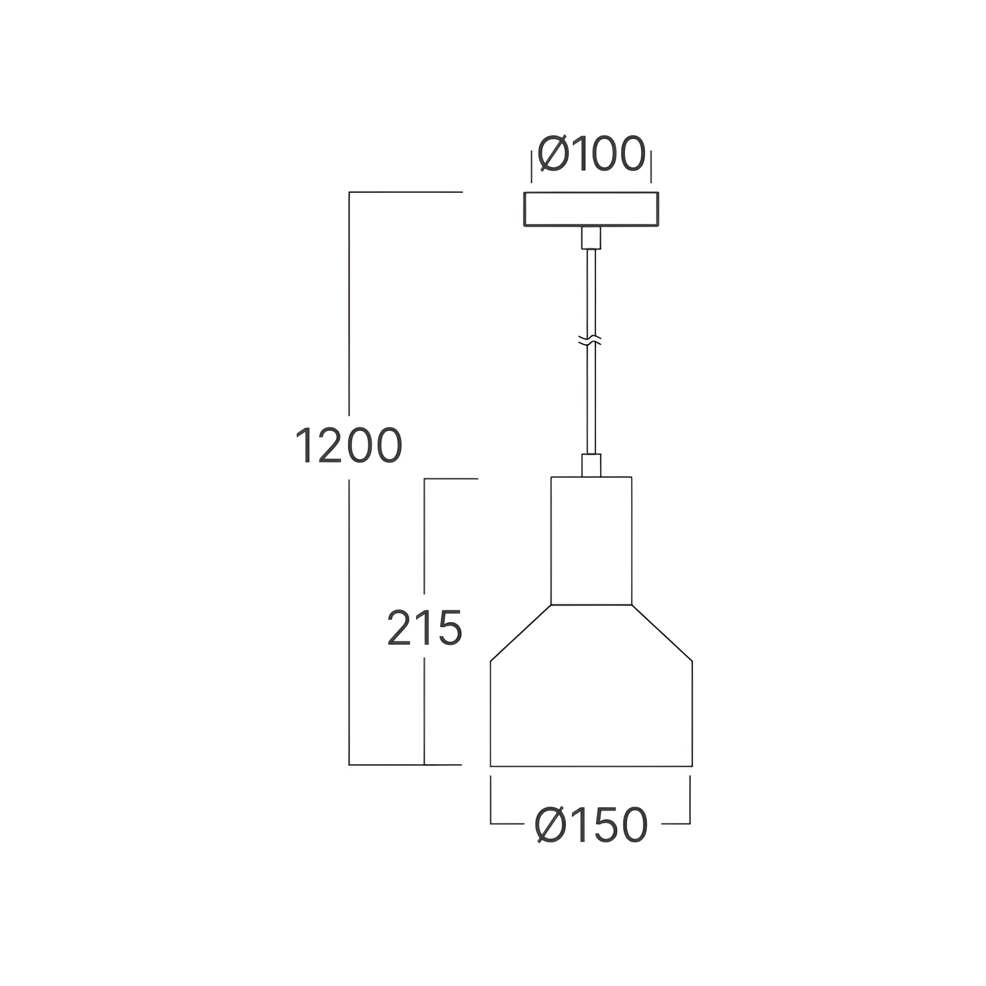 VISILICA E27 CRNI — slika 4