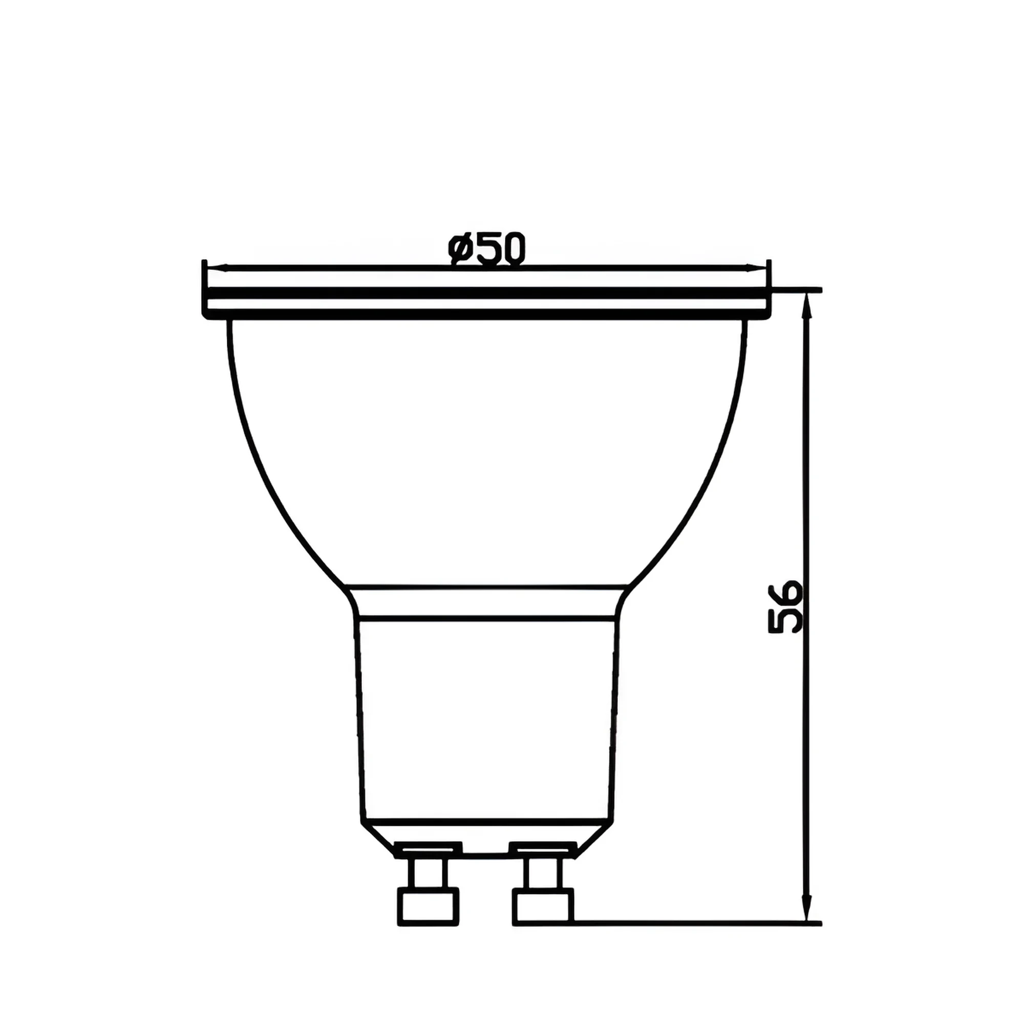 LED SIJALICA GU10 5W 3000K 38° — slika 5
