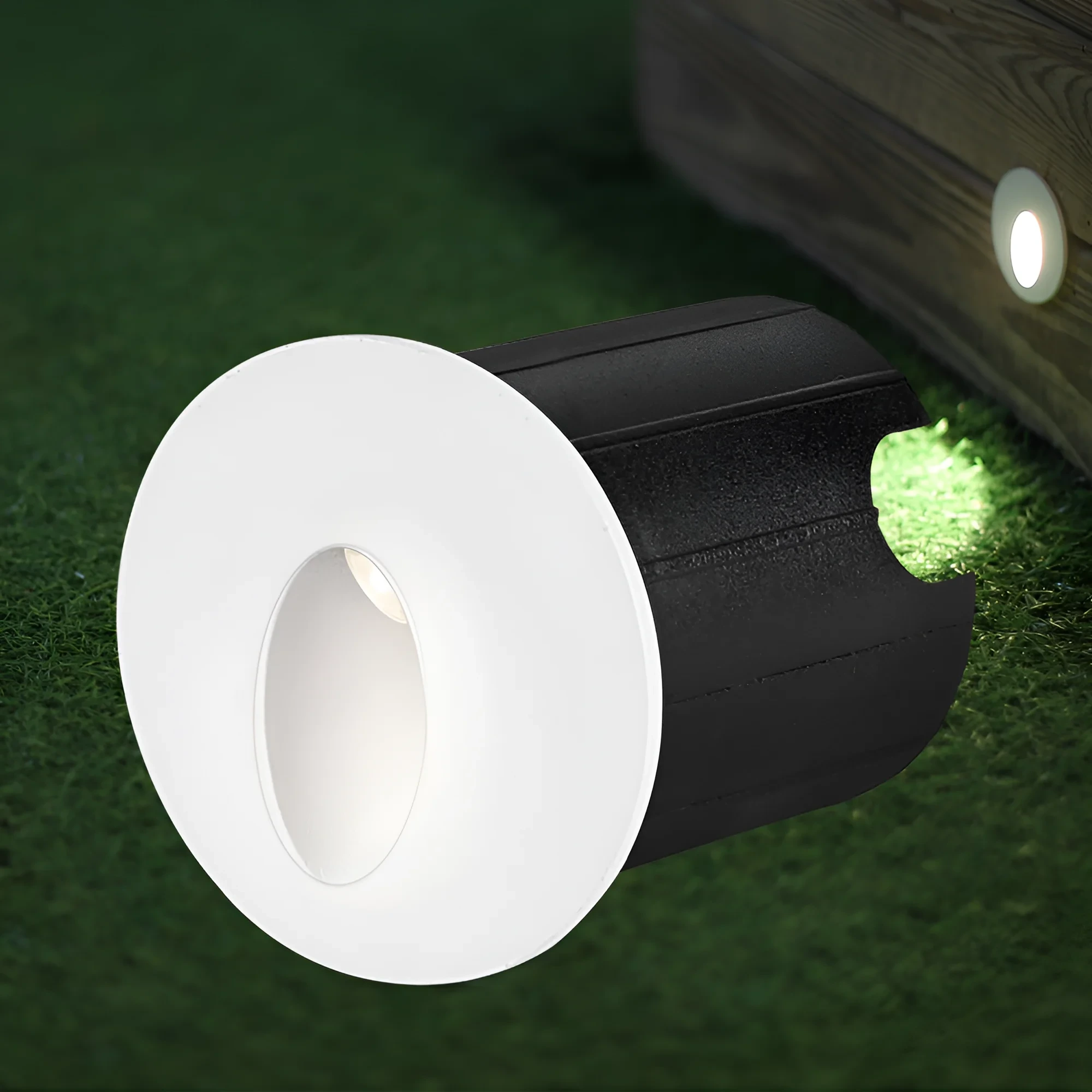 LED ZIDNA SVETILJKA OKRUGLA 2W BELI 3000K IP65 — slika 2