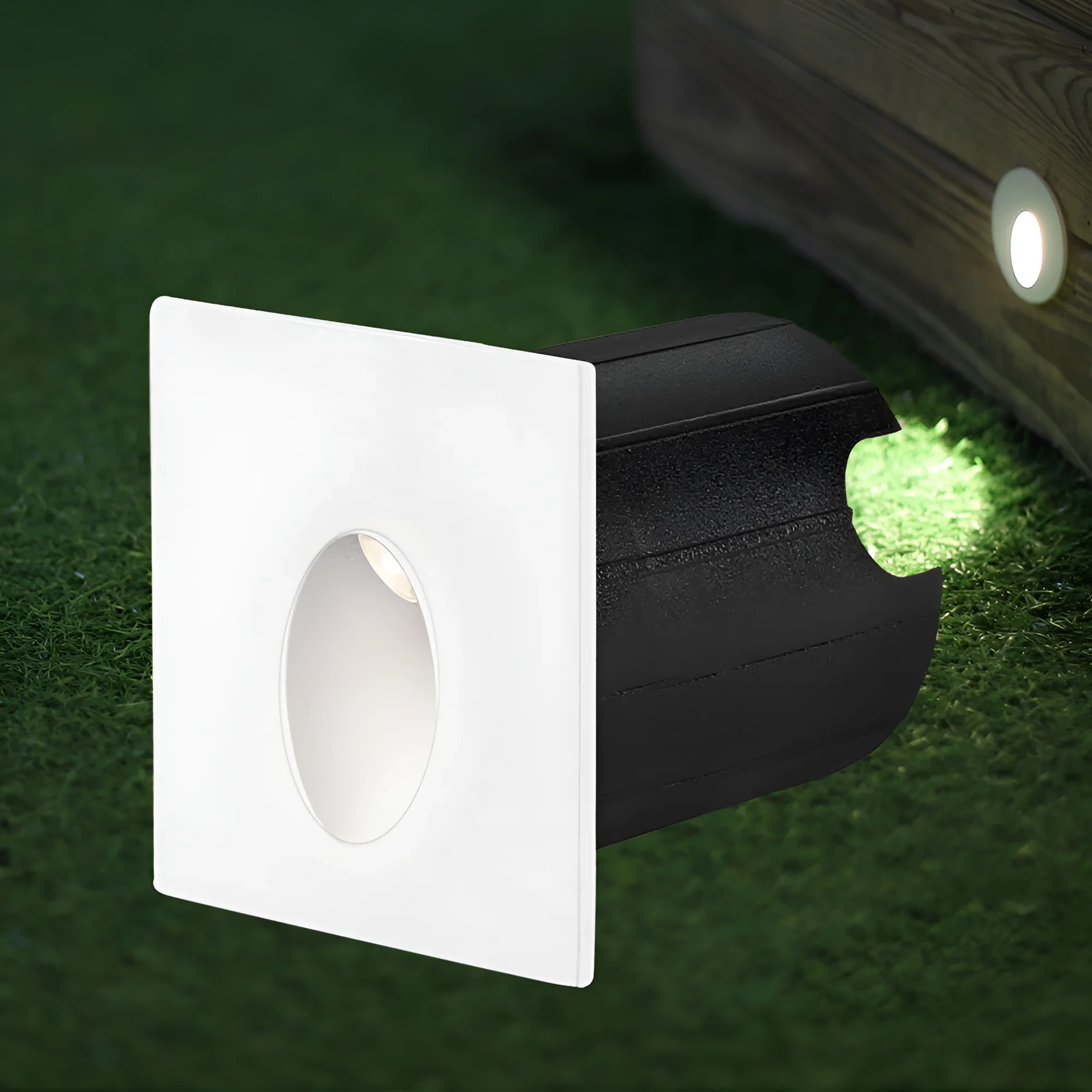 LED ZIDNA SVETILJKA KVADRATNA 2W BELI 3000K IP65 — slika 2