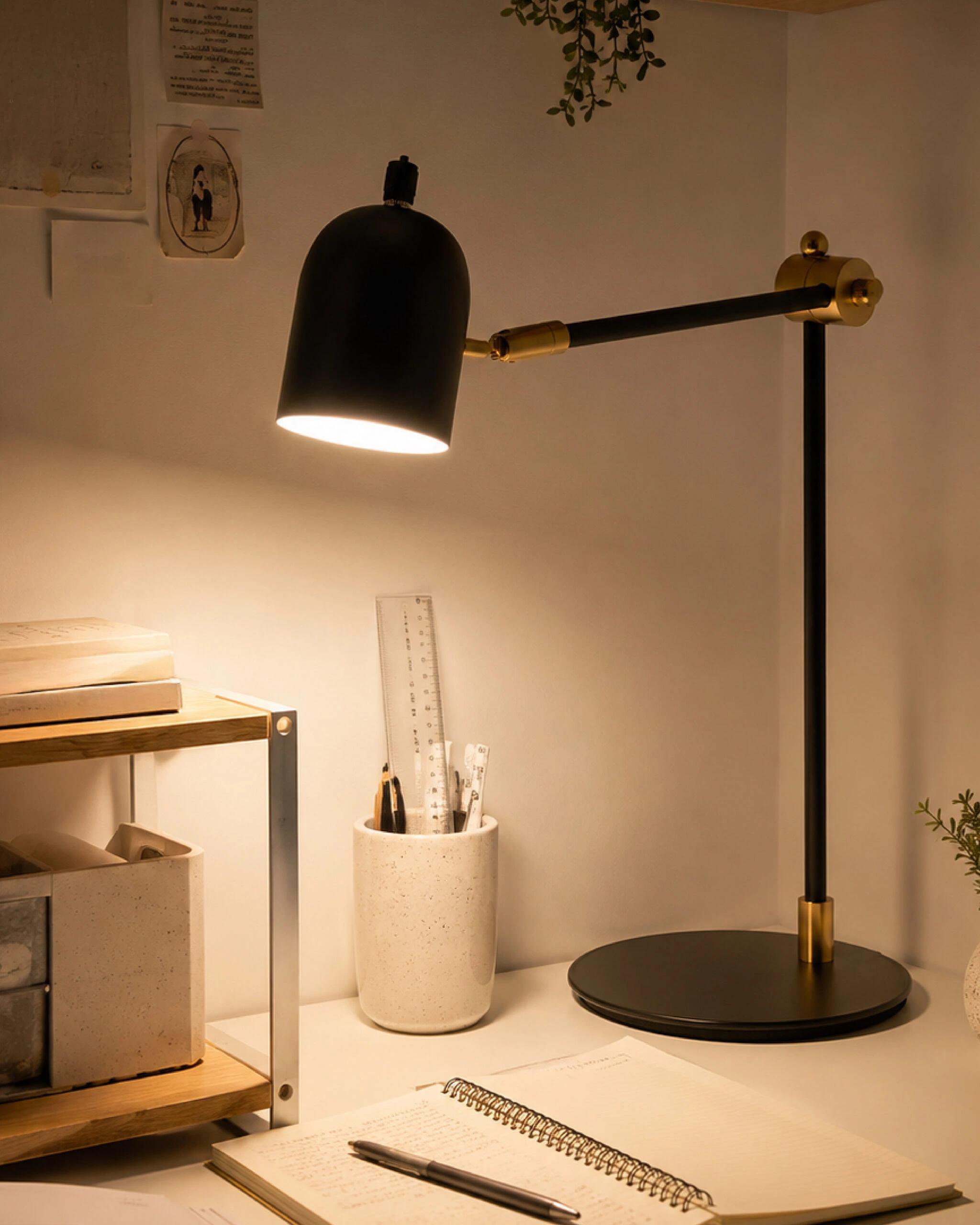 Stona lampa F7138-1T BK+SG — slika 2
