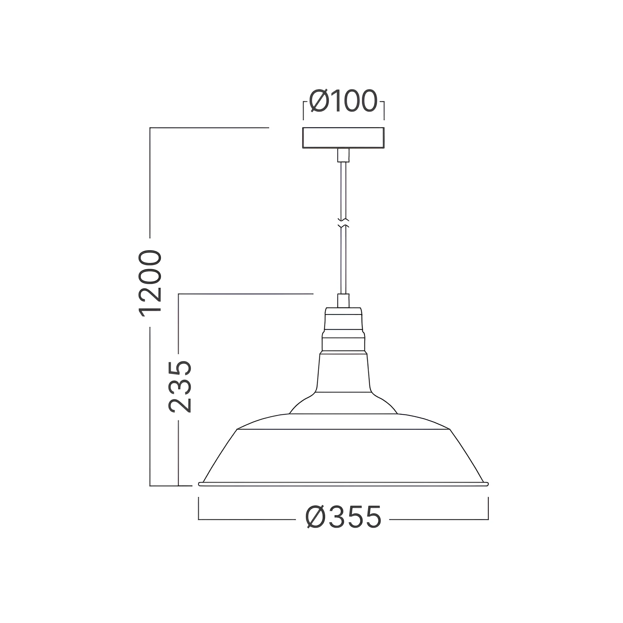 VISILICA E27 CRNI — slika 4