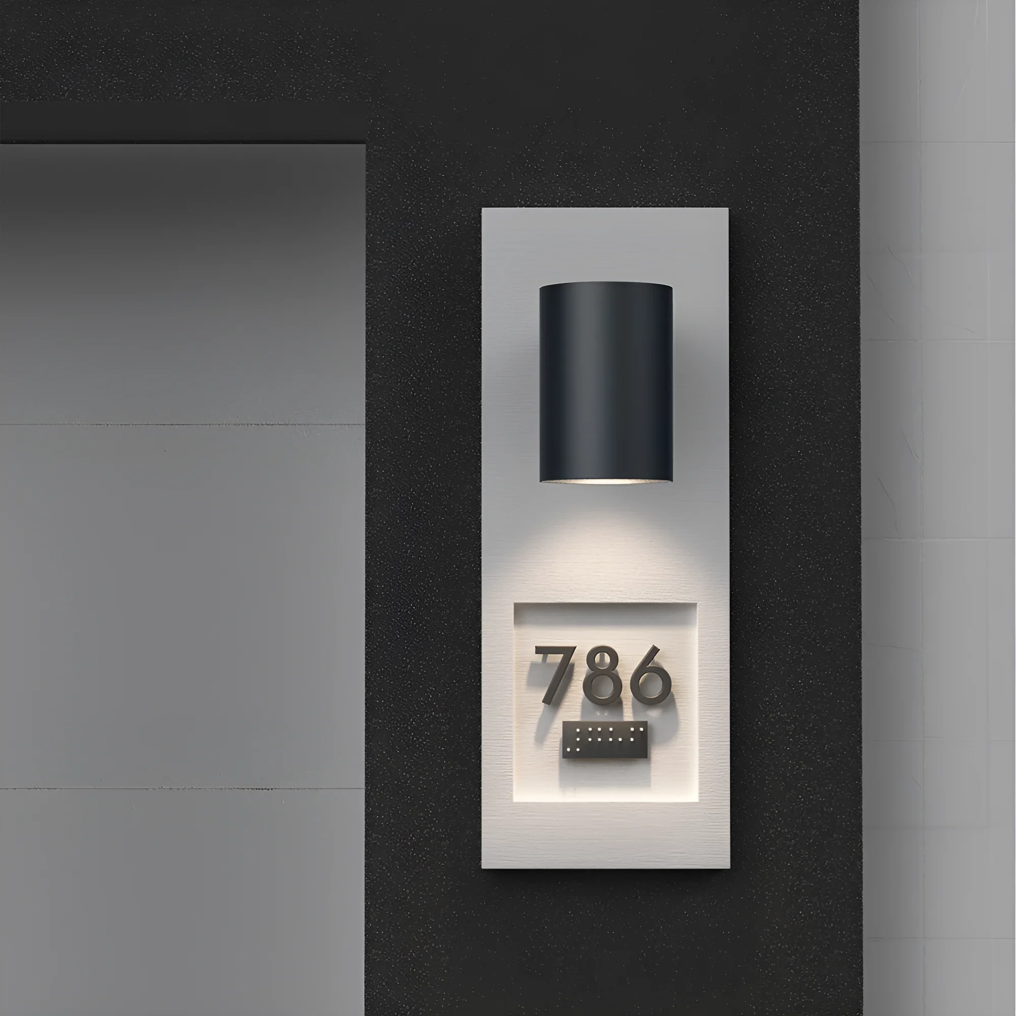 LED ZIDNA SVETILJKA 1X9W SIVI CCT IP65 — slika 2