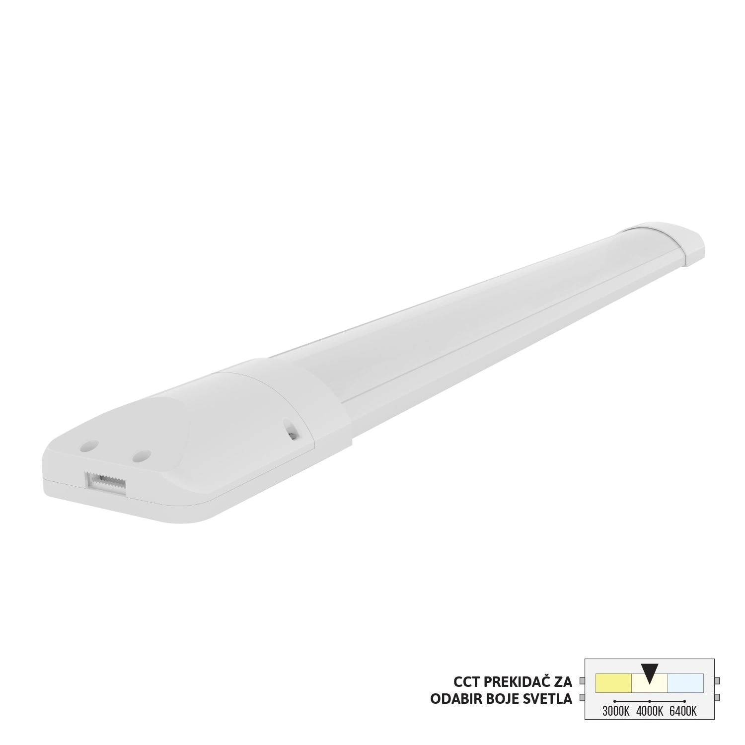 LED Vodootporna armatura sa senzorom CCT LIP-04-1236P IP54 — slika 2