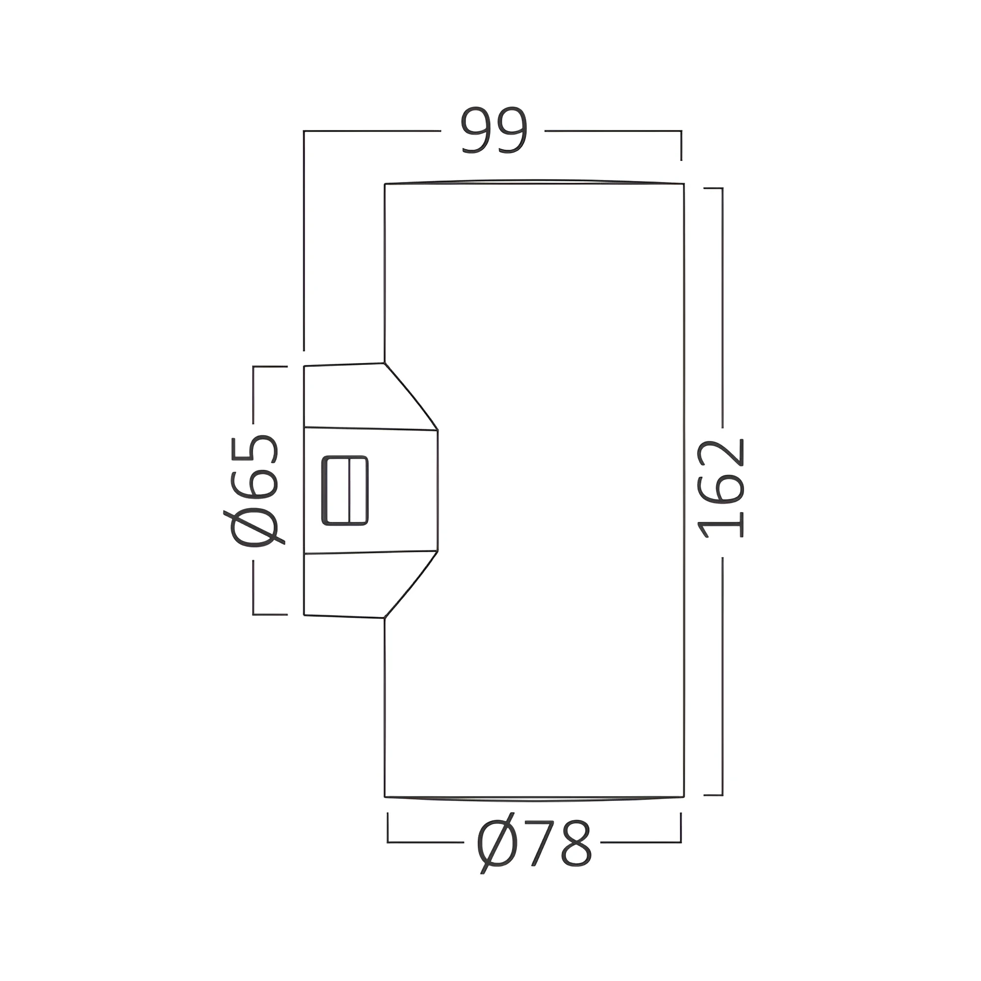LED ZIDNA SVETILJKA DOUBLE 2X9W SIVI CCT IP65 — slika 7