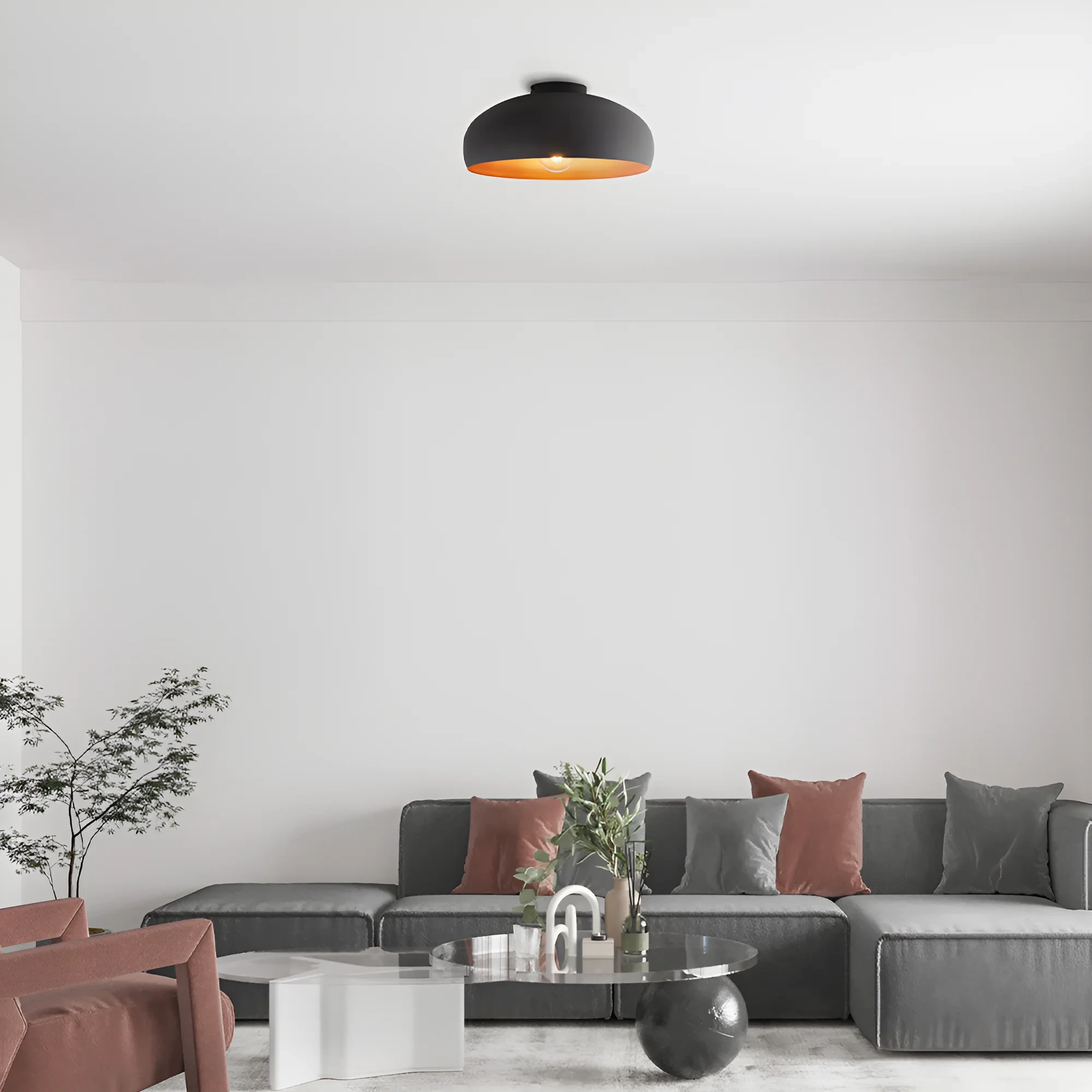 PLAFONJERA E27 CRNI — slika 2