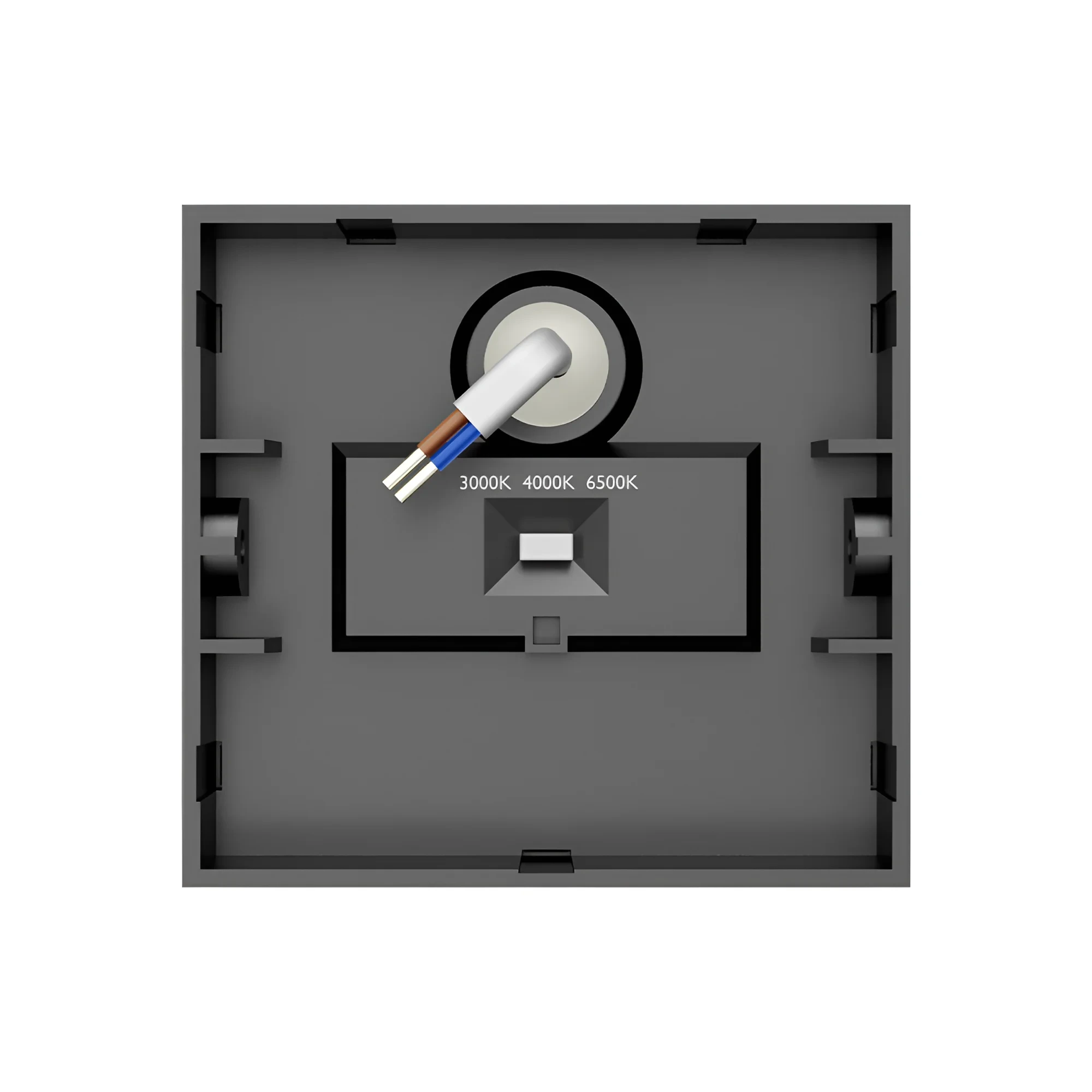 LED ZIDNA SVETILJKA 1X6W SIVI CCT IP65 — slika 5