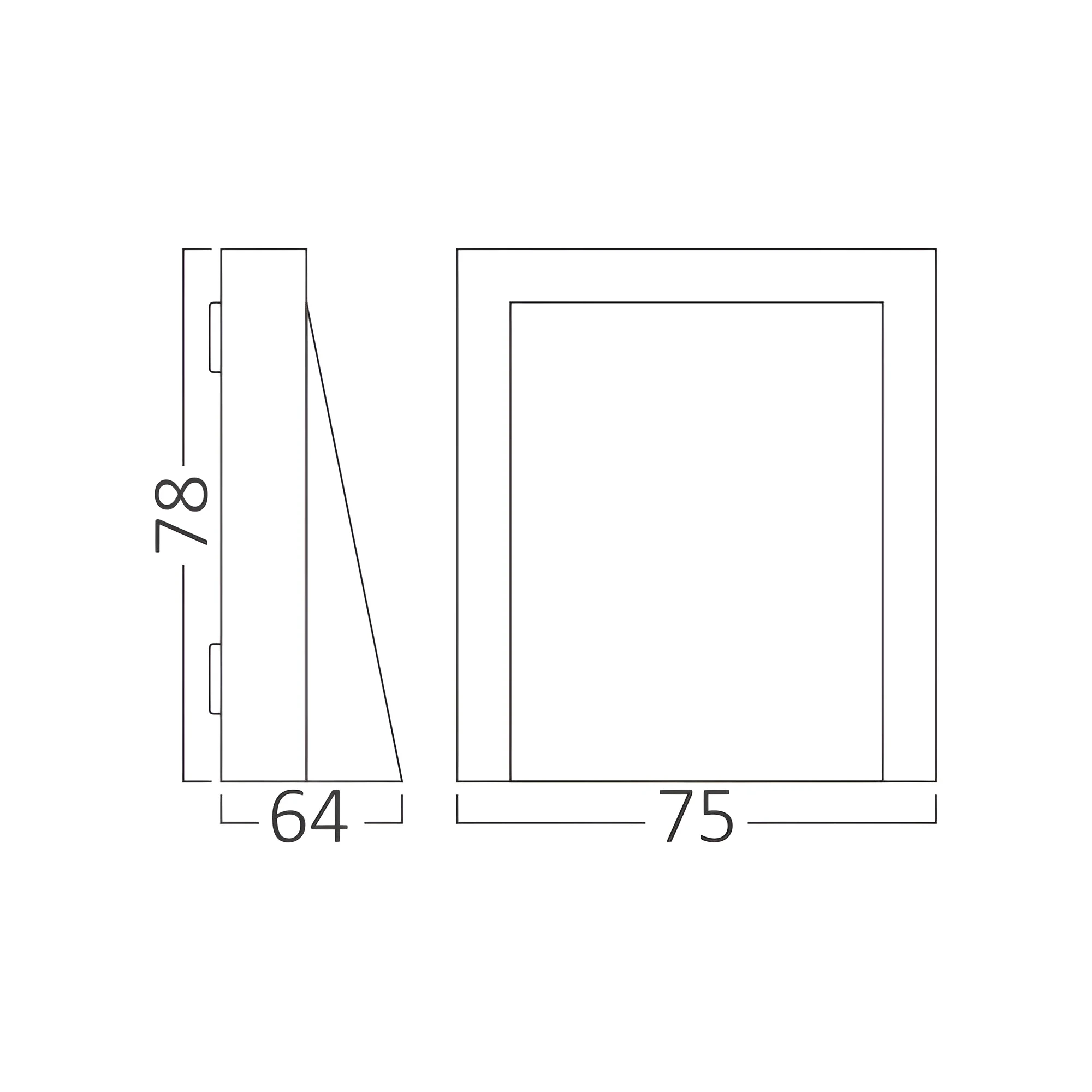 LED ZIDNA SVETILJKA 1X6W SIVI CCT IP65 — slika 7