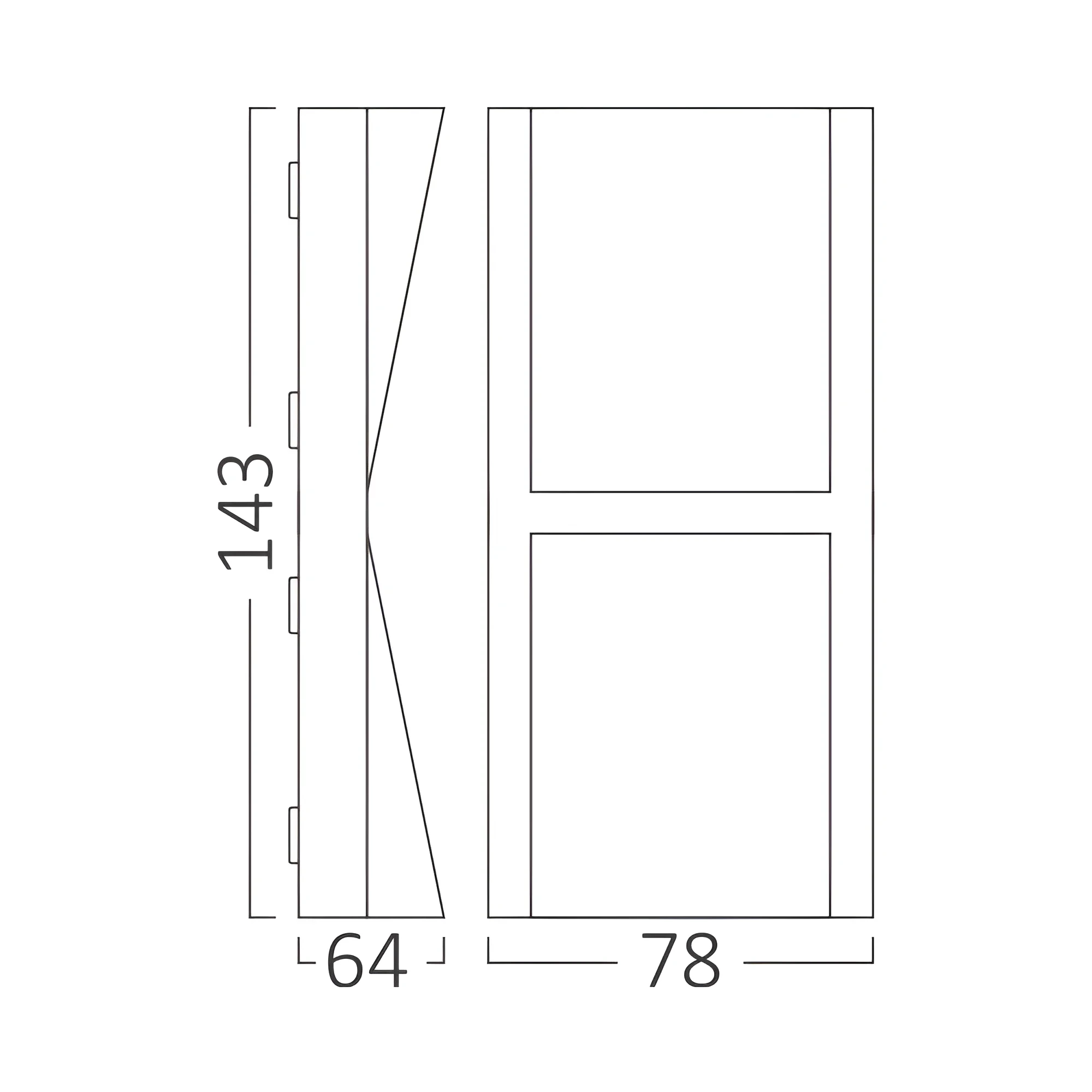 LED ZIDNA SVETILJKA DOUBLE 2X6W SIVI CCT IP65 — slika 6