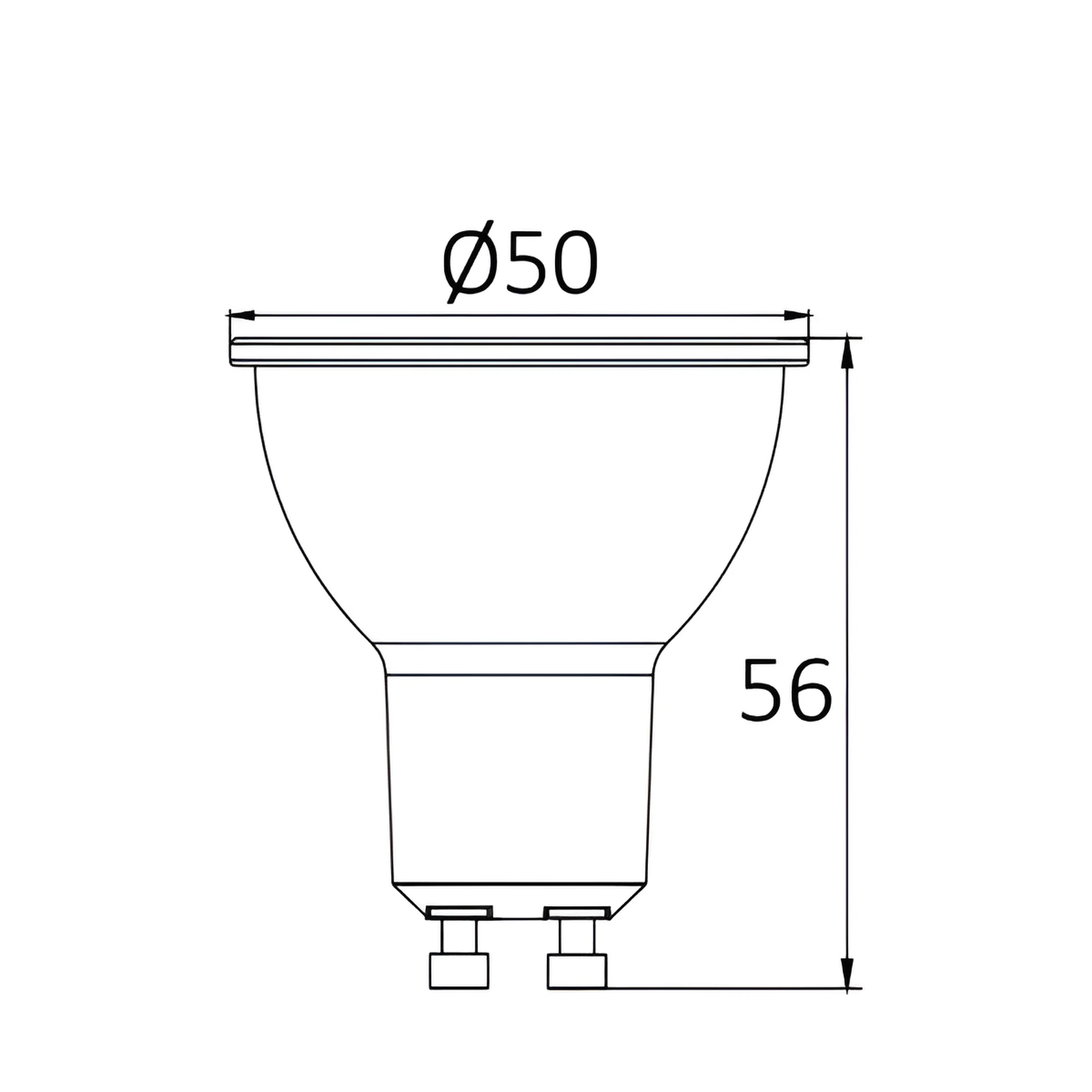 LED SIJALICA GU10 6.5W 3000K 38° — slika 5