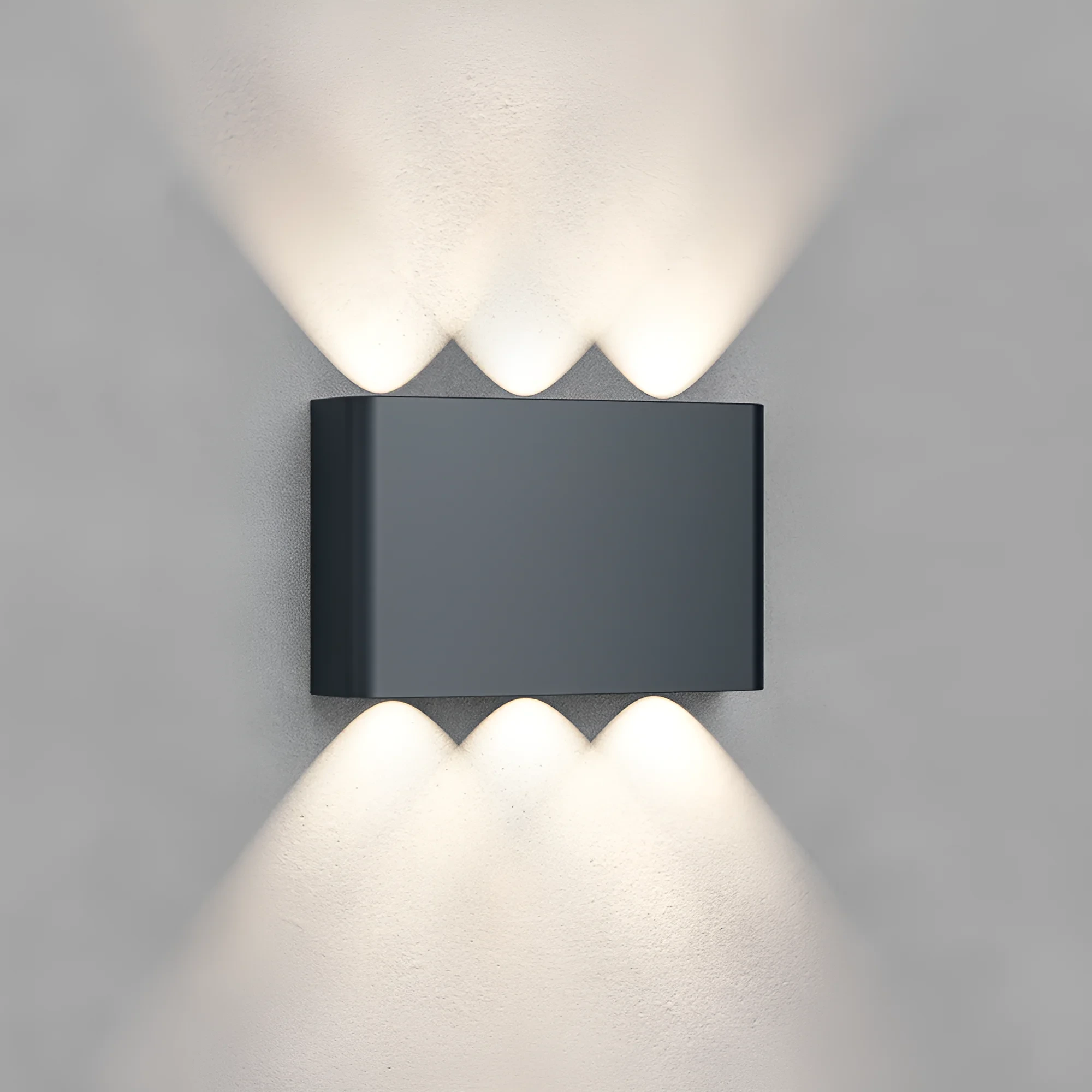 LED ZIDNA SVETILJKA 6X1W SIVI CCT IP65 — slika 2