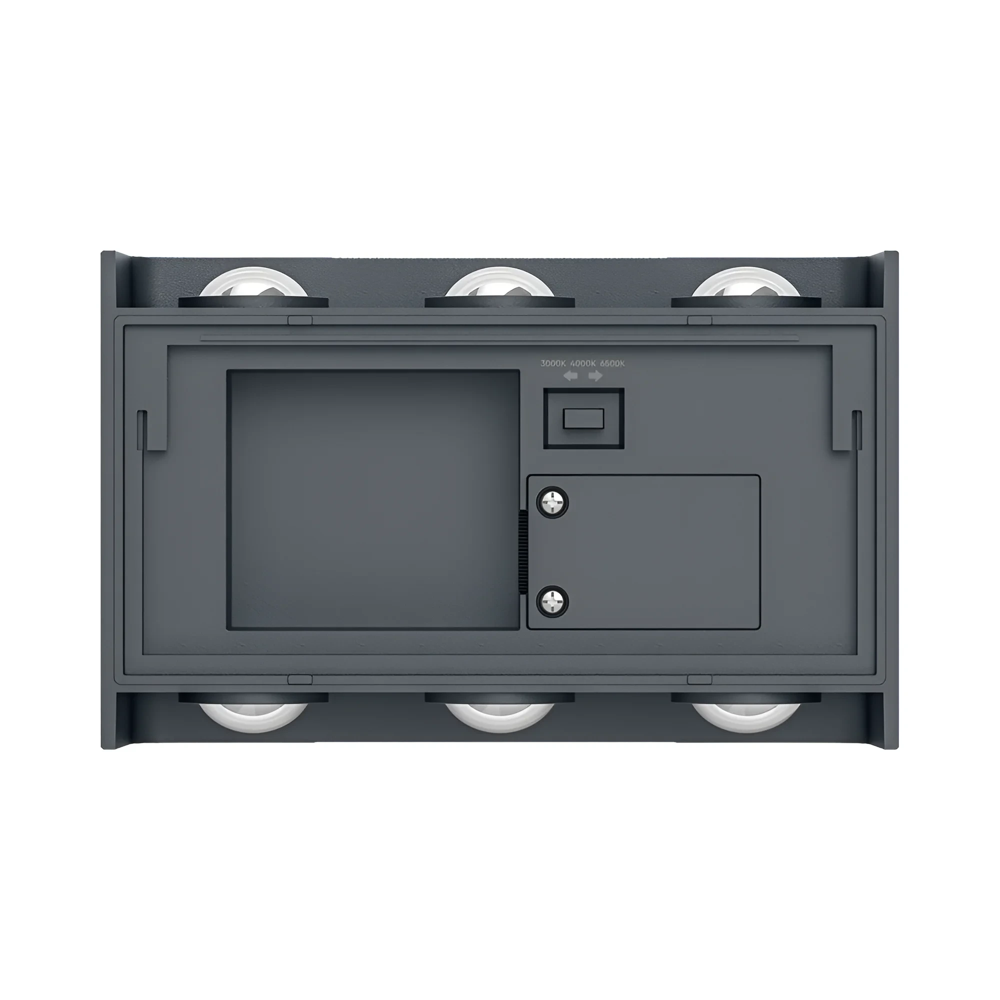 LED ZIDNA SVETILJKA 6X1W SIVI CCT IP65 — slika 5