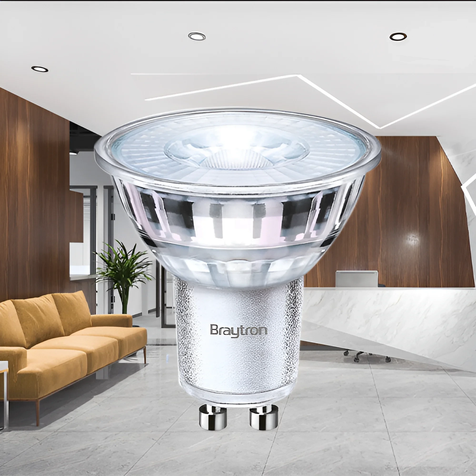 DIMABILNA LED SIJALICA GU10 STAKLENA 5.5W 3000K 38° — slika 2