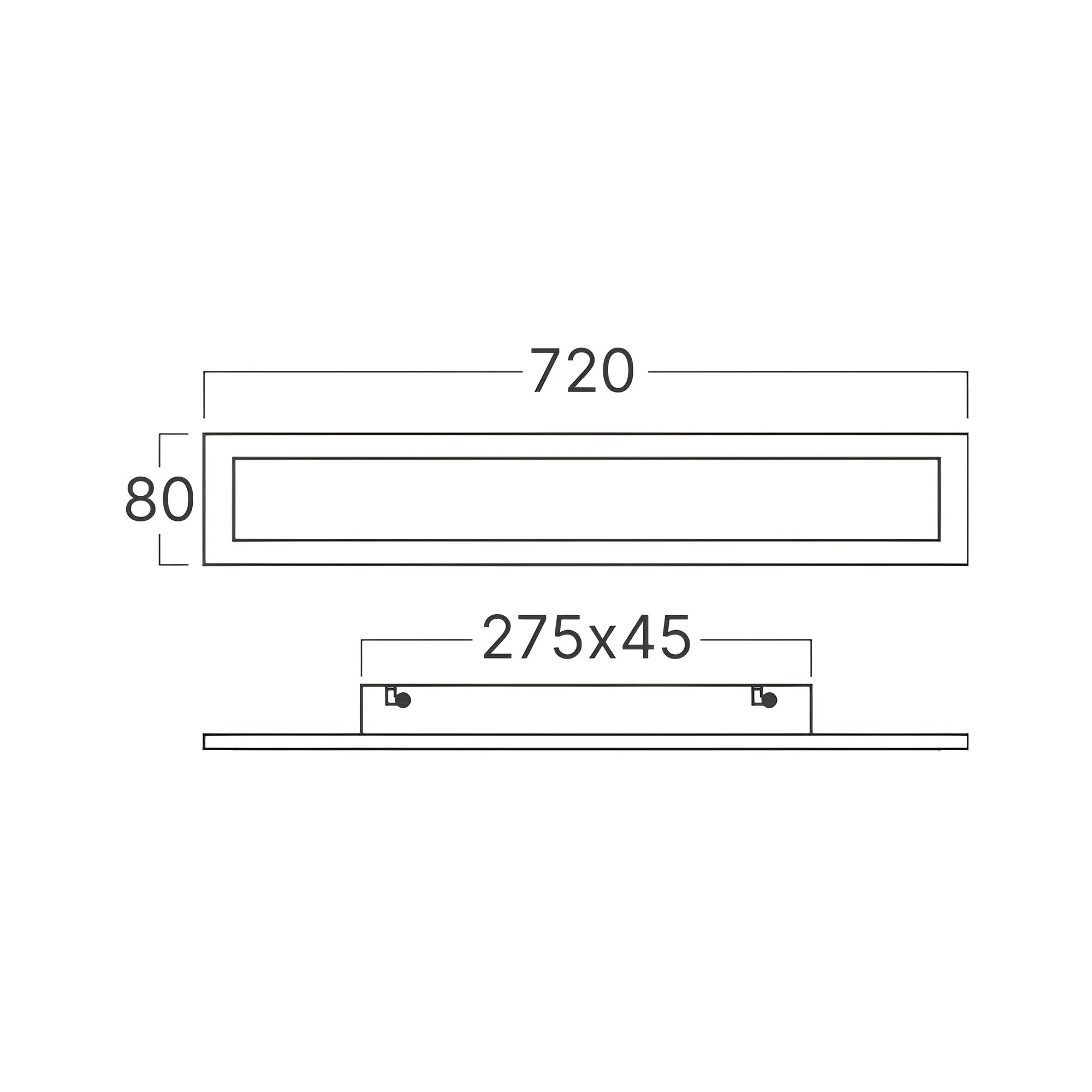 LED ZIDNA SVETILJKA 18W CRNI IP54 — slika 5