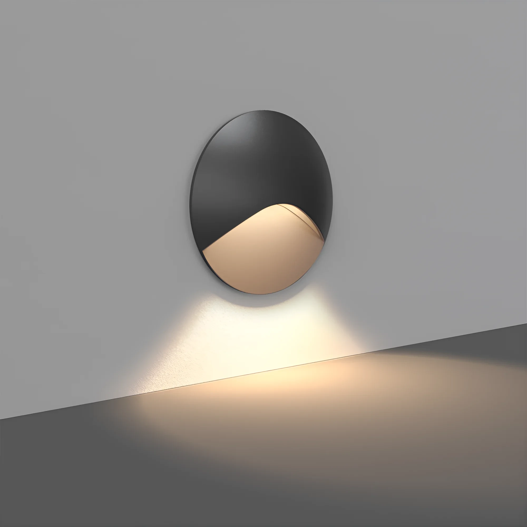 LED ZIDNA SVETILJKA VEKSUS 3W CRNA 3000K IP65 — slika 2