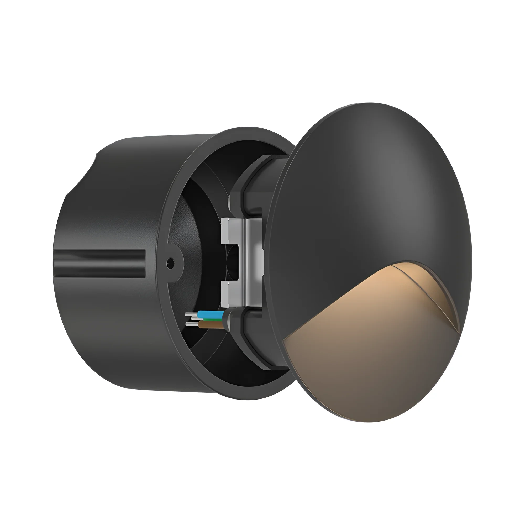 LED ZIDNA SVETILJKA VEKSUS 3W CRNA 3000K IP65 — slika 7