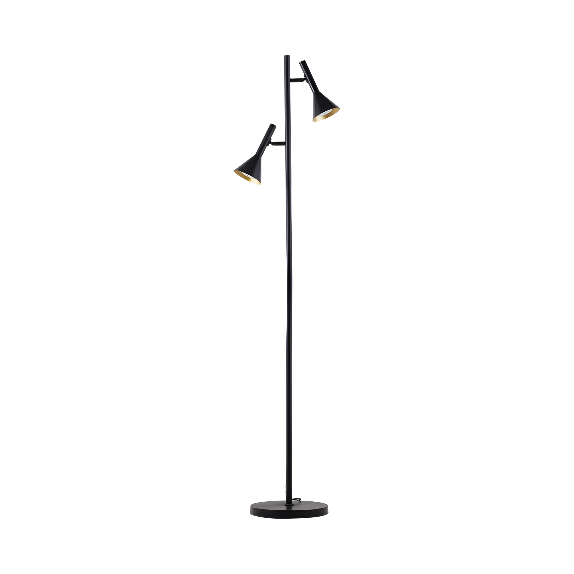 PODNA LAMPA 2-GLAVA GU10 CRNI — slika 3