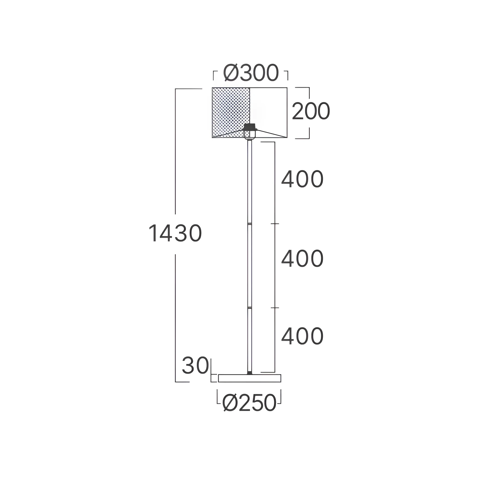 PODNA LAMPA E27 CRNI — slika 4
