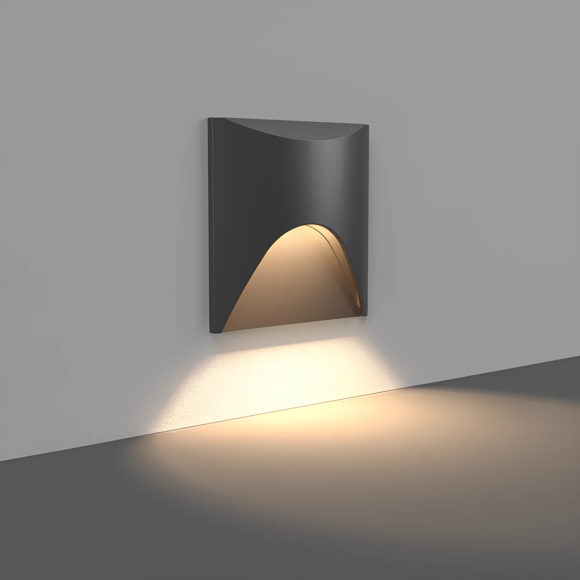 LED ZIDNA SVETILJKA VEKSUS 3W CRNA 3000K IP65 — slika 2