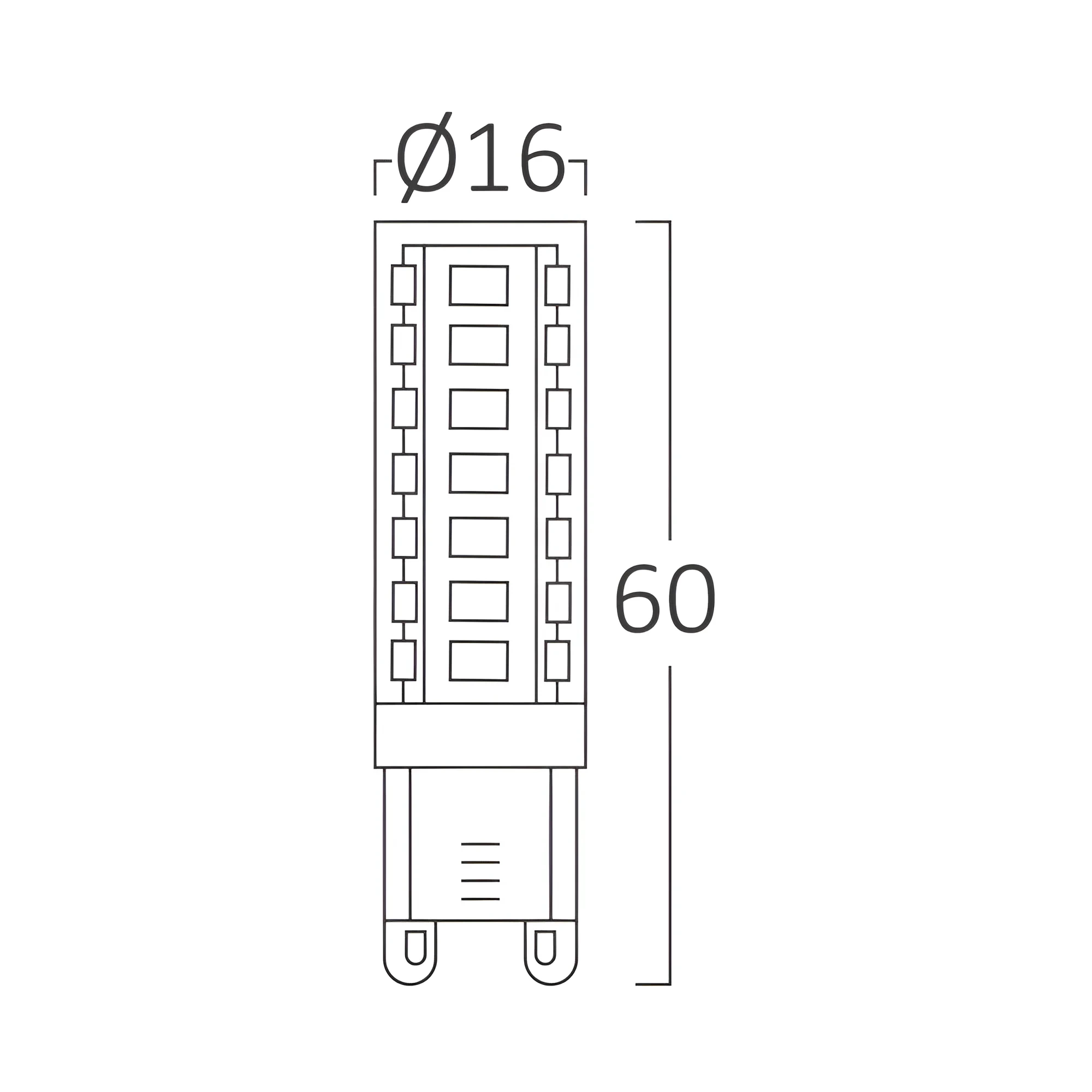 LED KAPSULA G9 6.5W 6500K 220V — slika 3