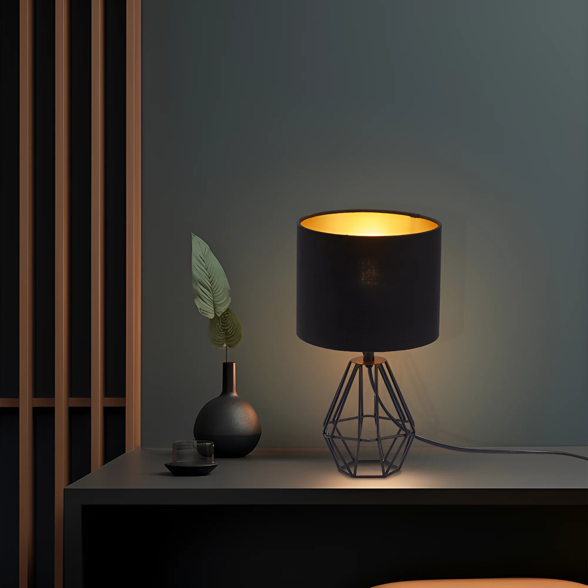 STONA LAMPA E14 CRNI — slika 2