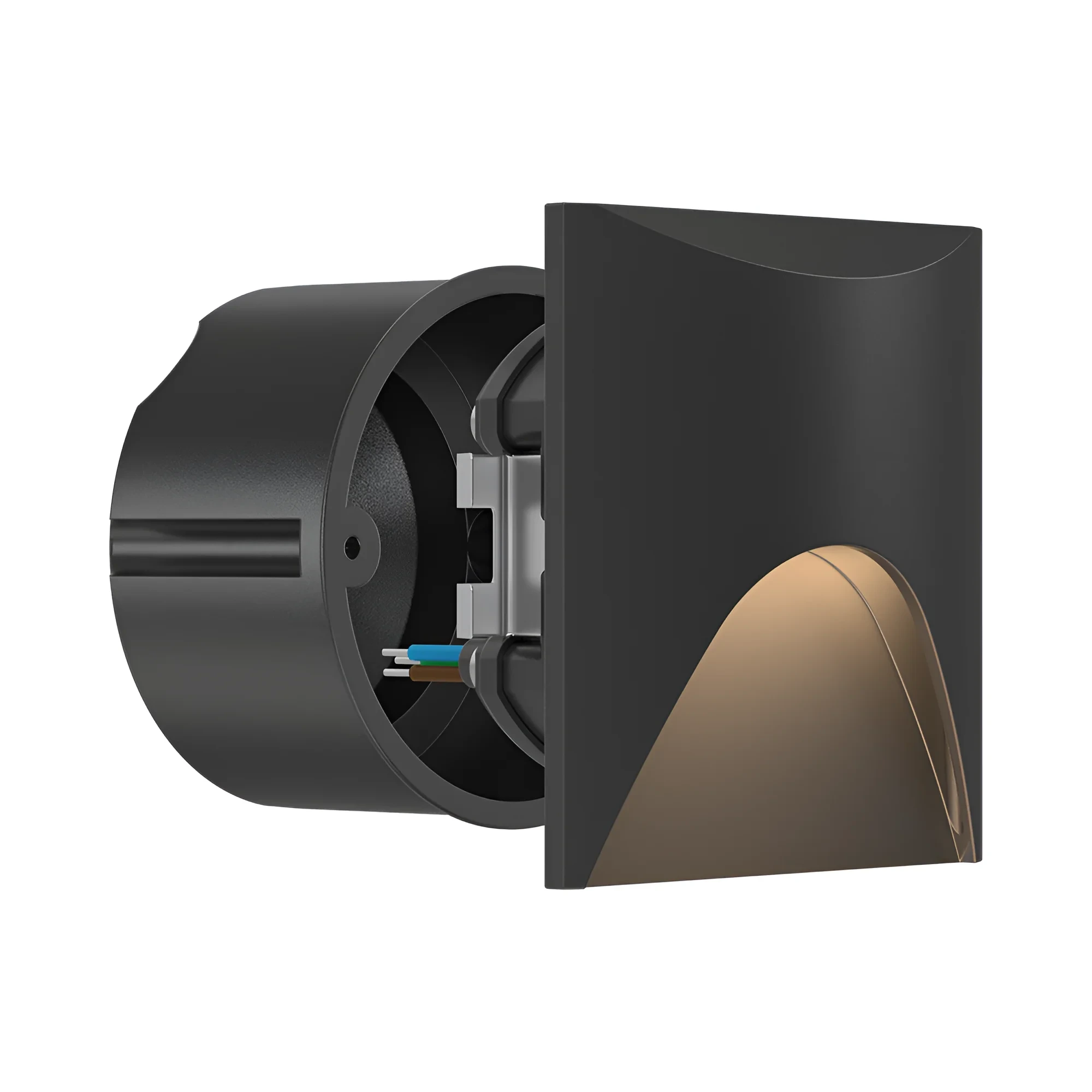 LED ZIDNA SVETILJKA VEKSUS 3W CRNA 3000K IP65 — slika 7