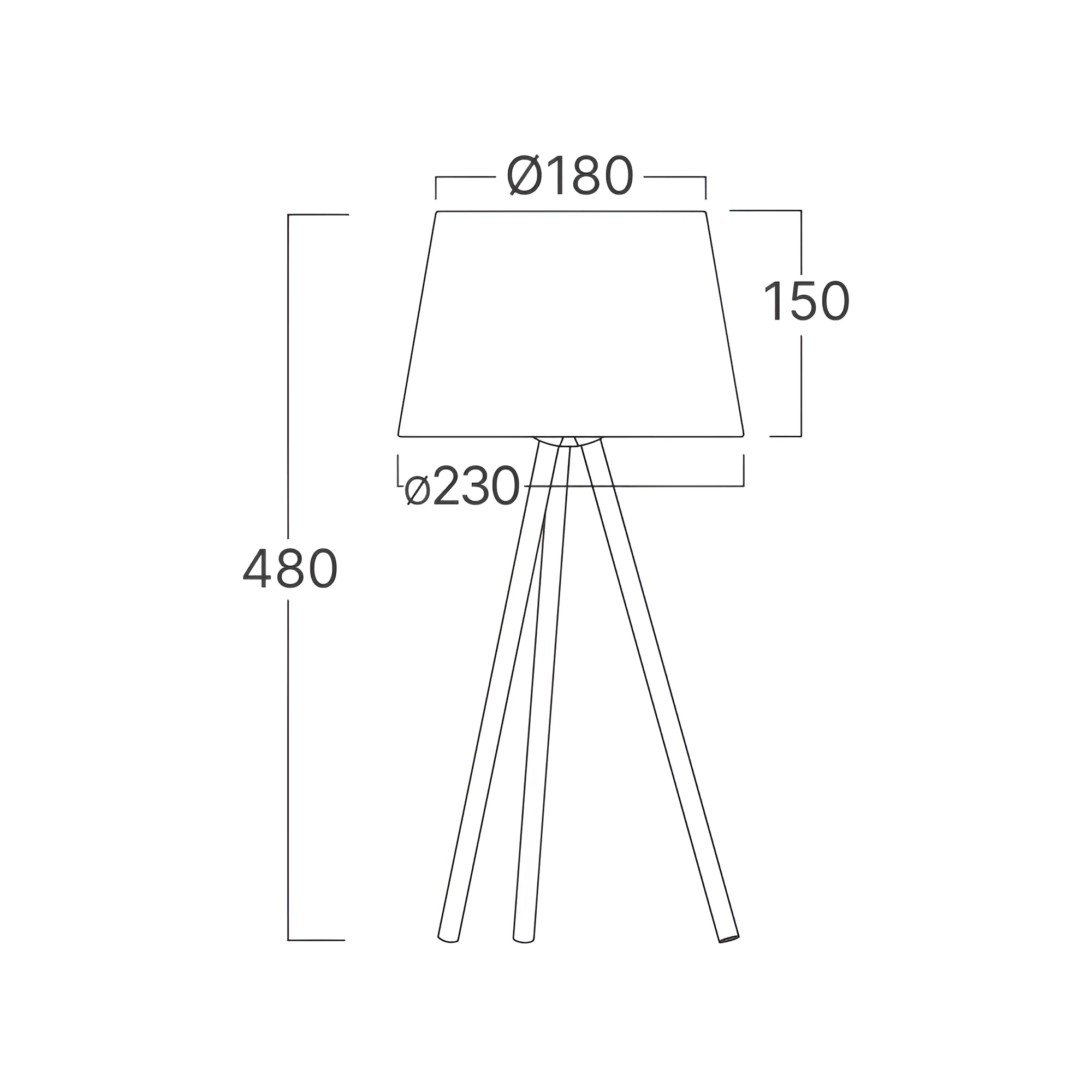 STONA LAMPA E27 BELI — slika 4