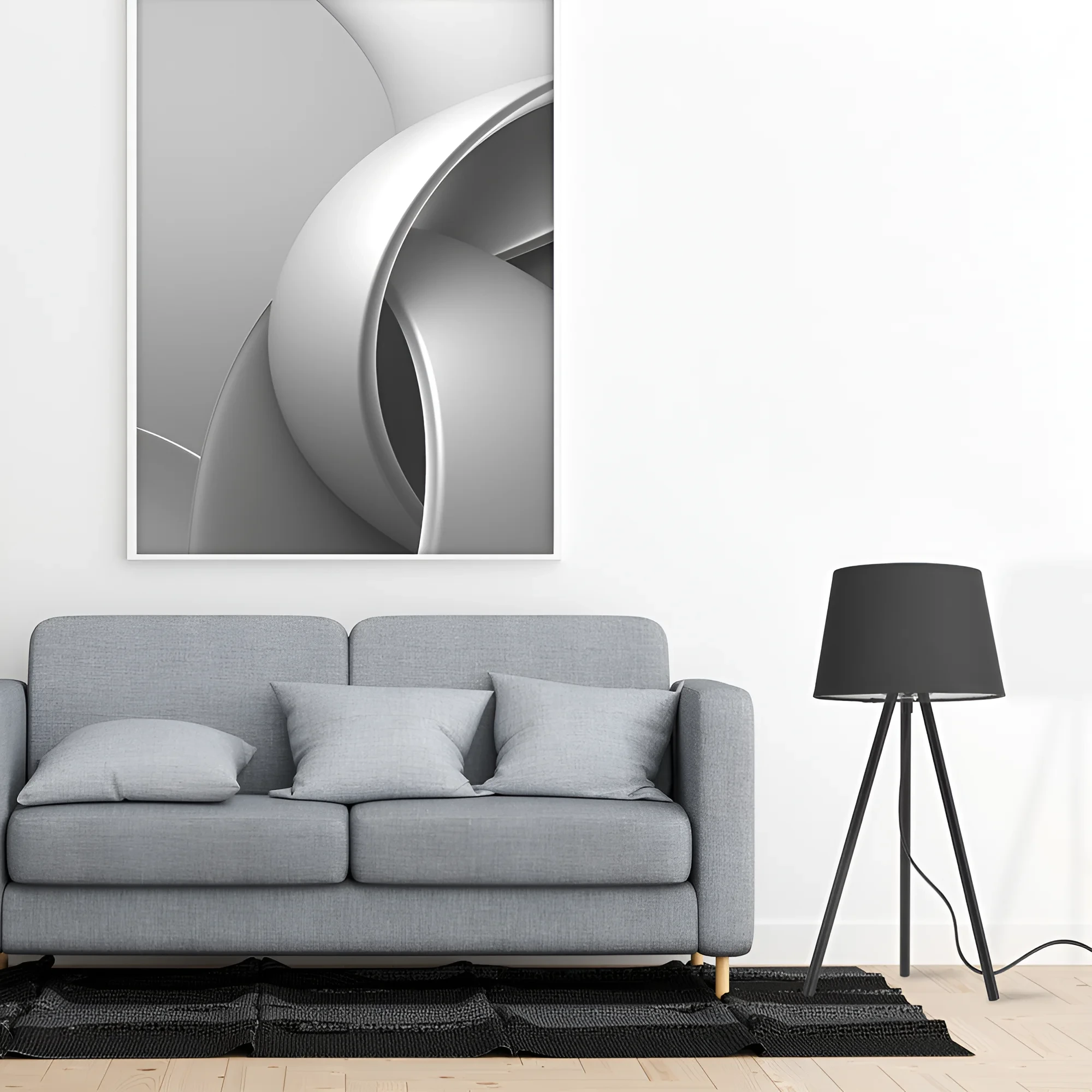STONA LAMPA E27 CRNI — slika 2