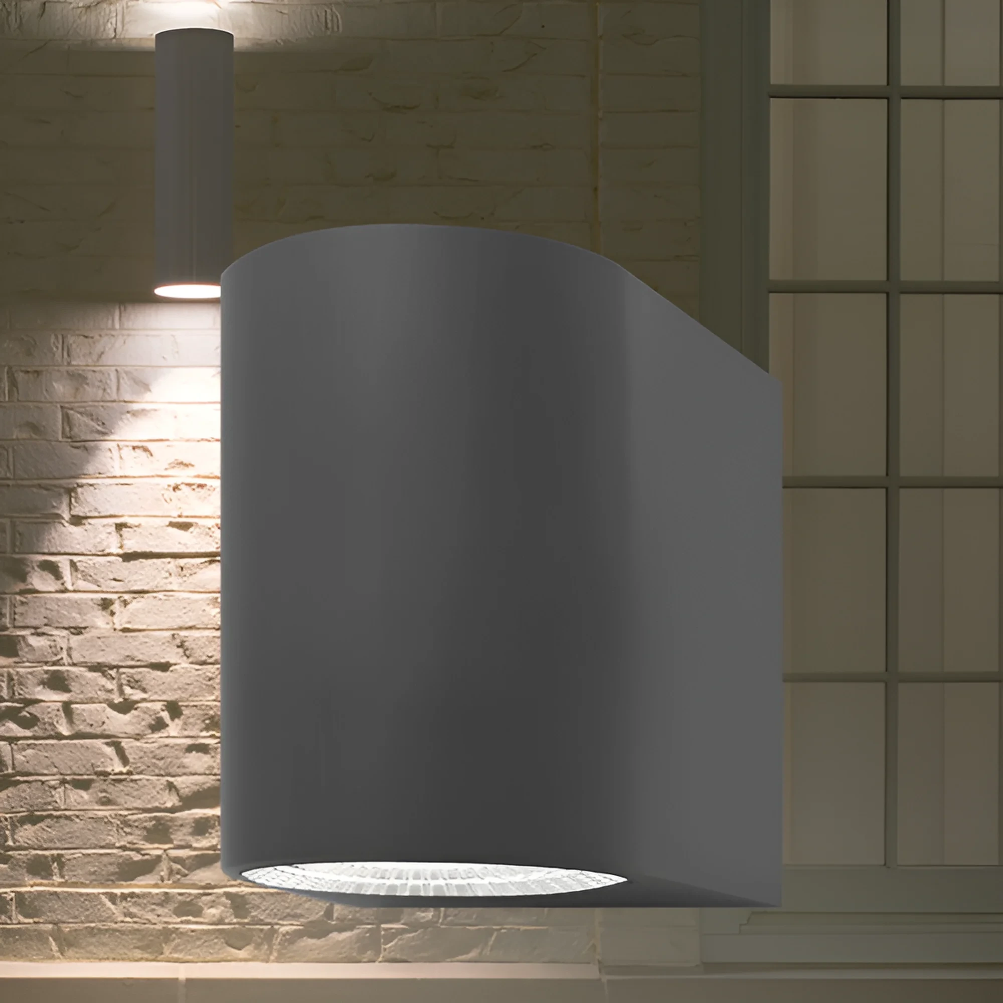 LED ZIDNA SVETILJKA 5W SIVI 3000K IP44 — slika 2