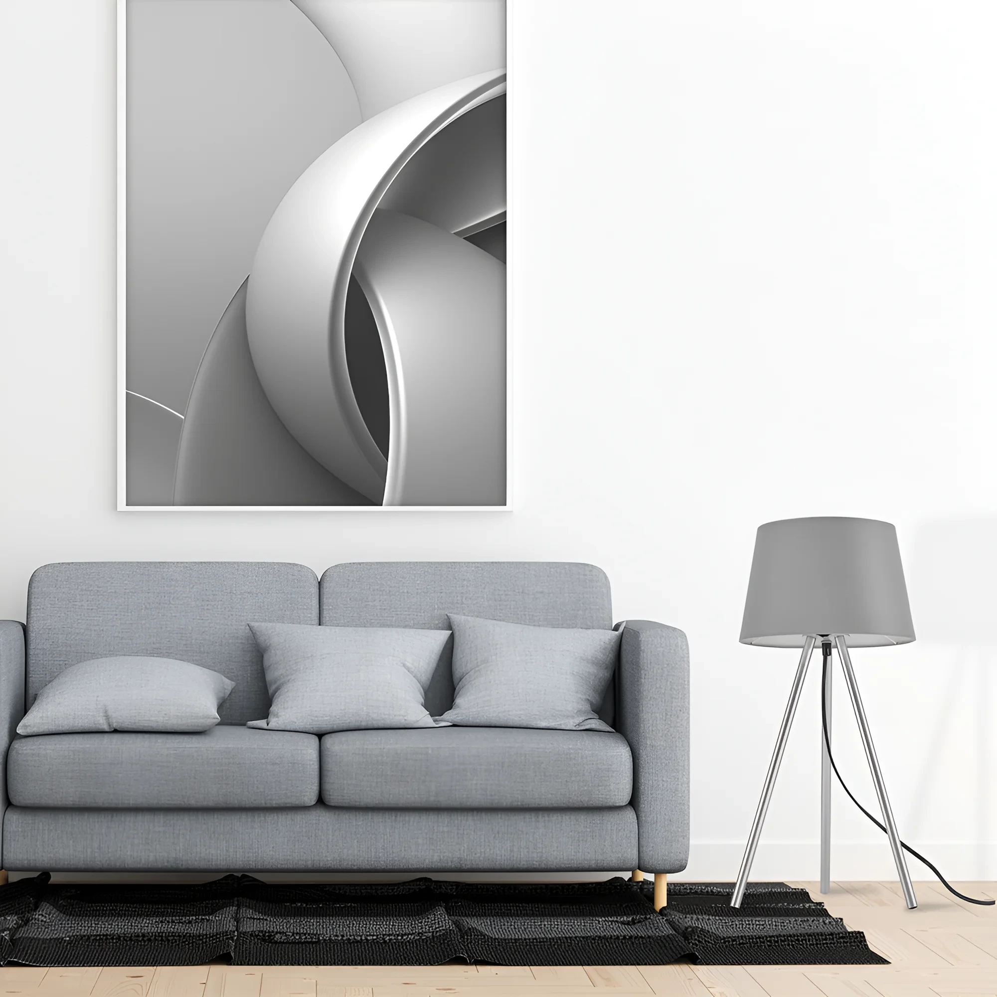 STONA LAMPA E27 SIVI — slika 2