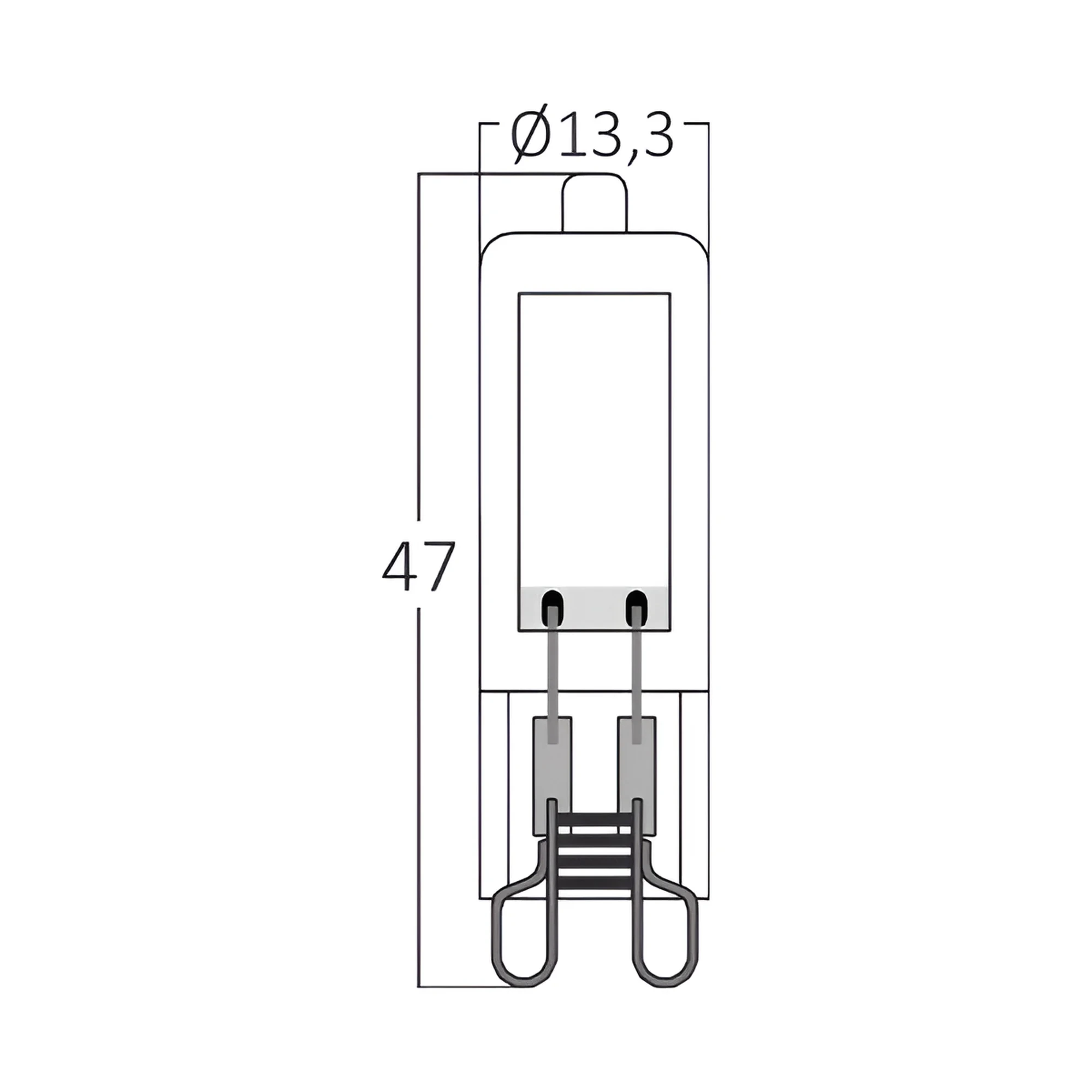 LED KAPSULA G9 2W 6500K 220V — slika 3